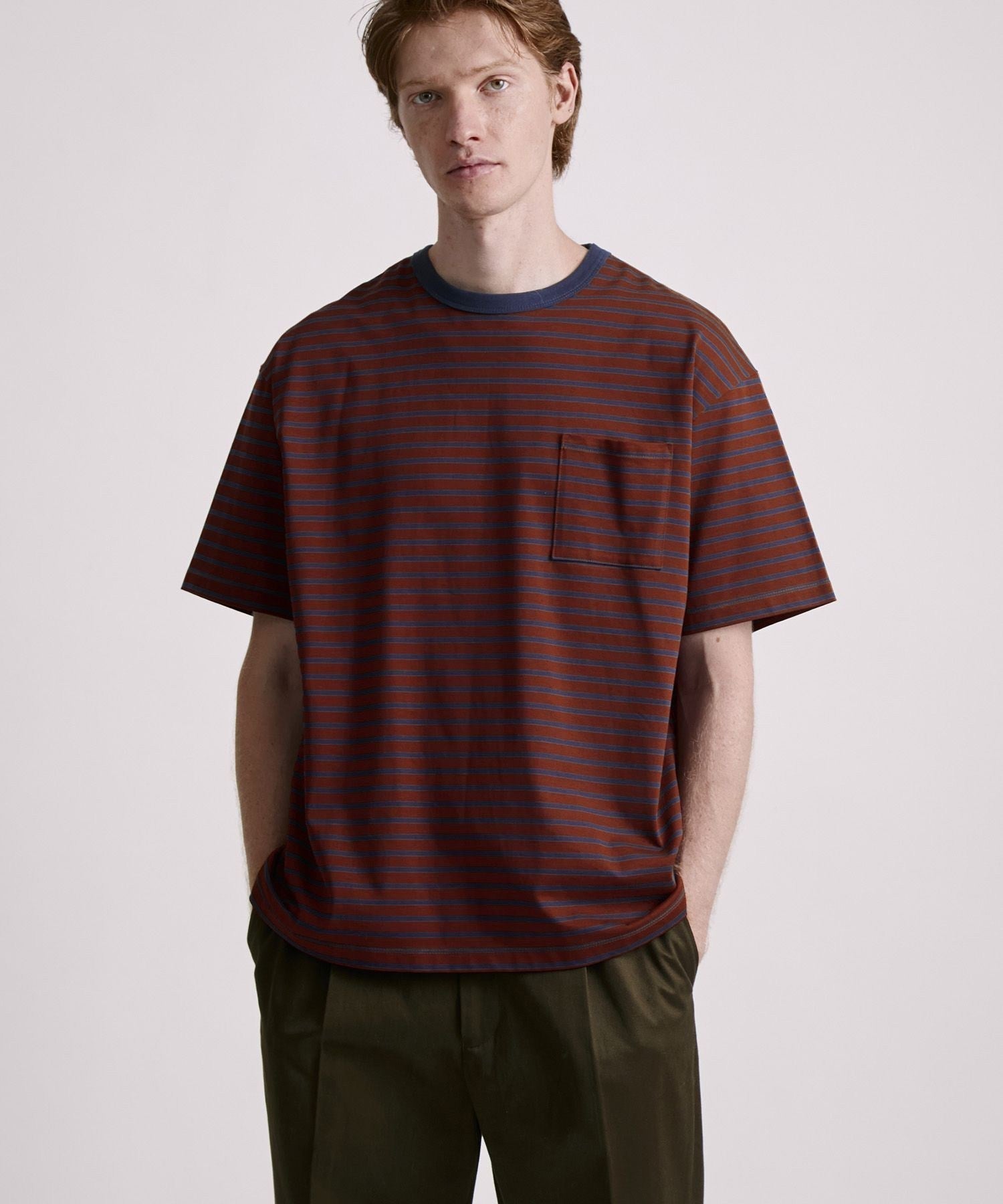 Striped Ringer Relaxed SS Tee