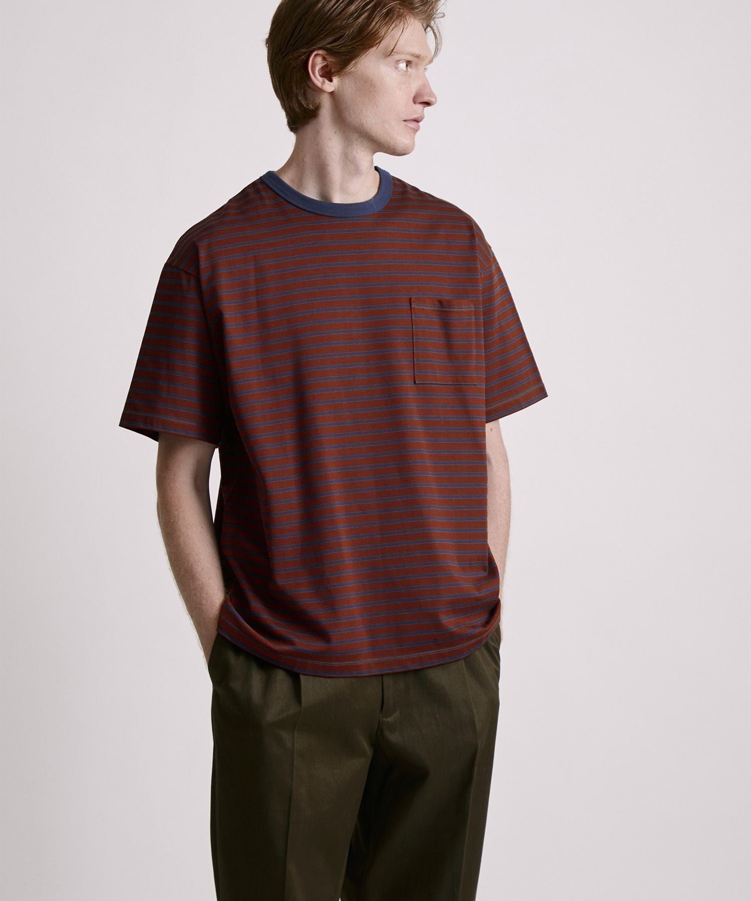 Striped Ringer Relaxed SS Tee