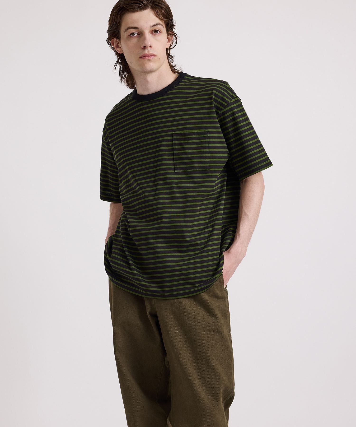 Striped Ringer Relaxed SS Tee