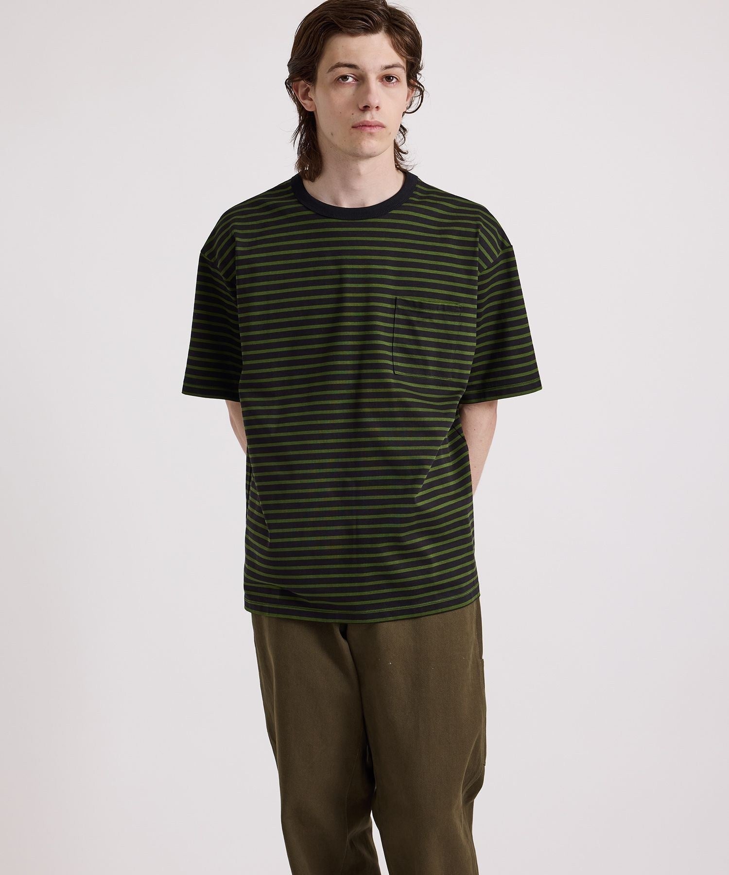 Striped Ringer Relaxed SS Tee