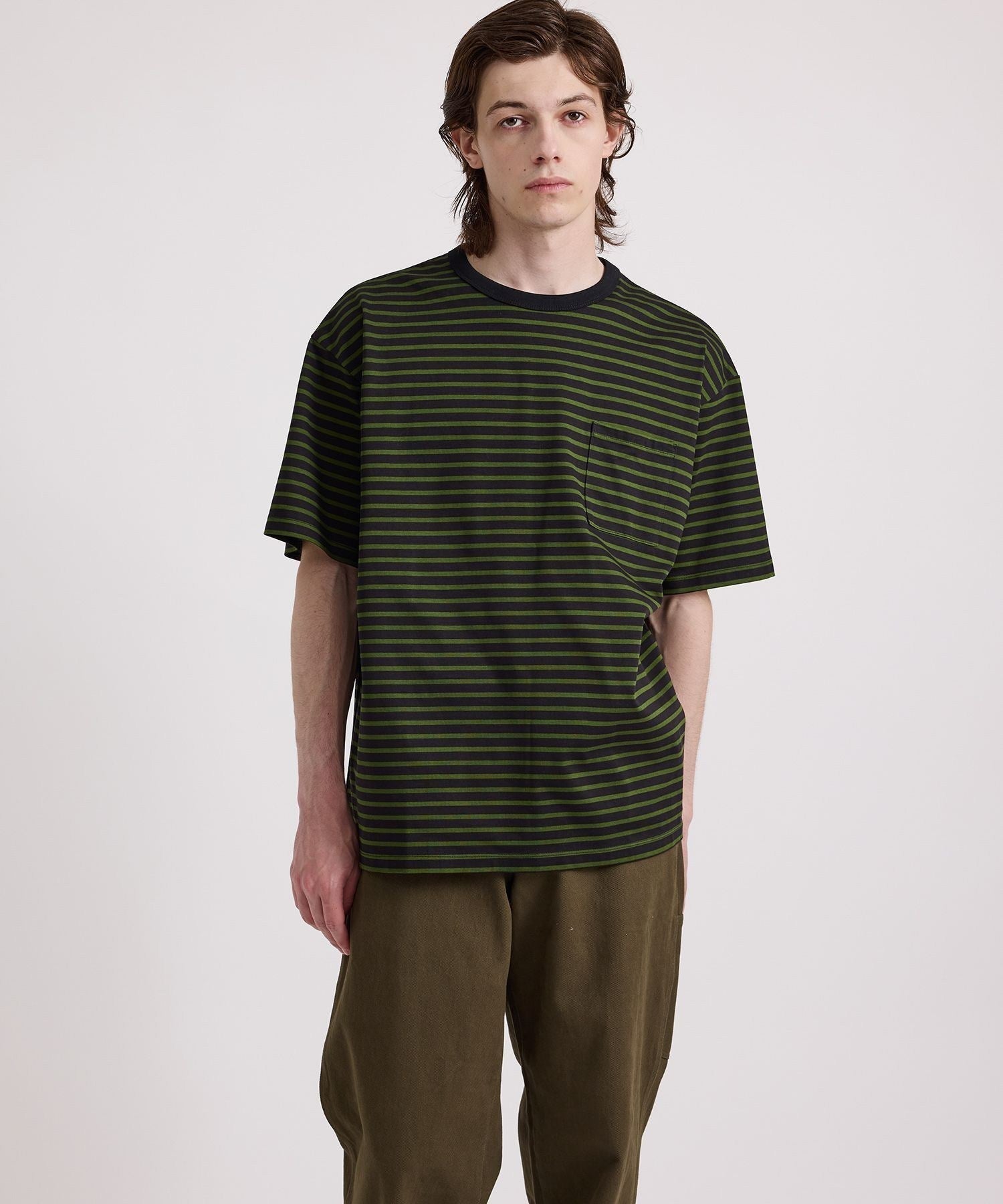 Striped Ringer Relaxed SS Tee