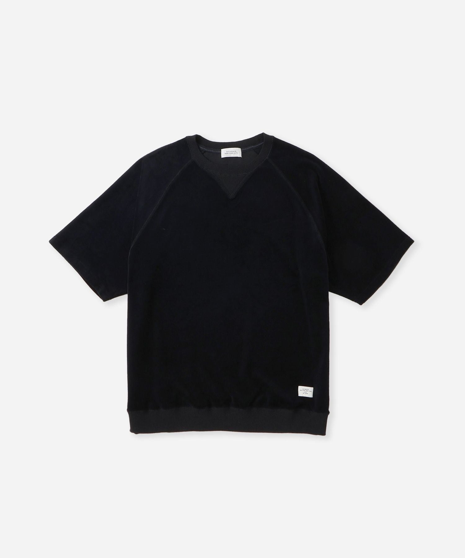 Elliot Velour Raglan Relaxed SS Sweatshirt