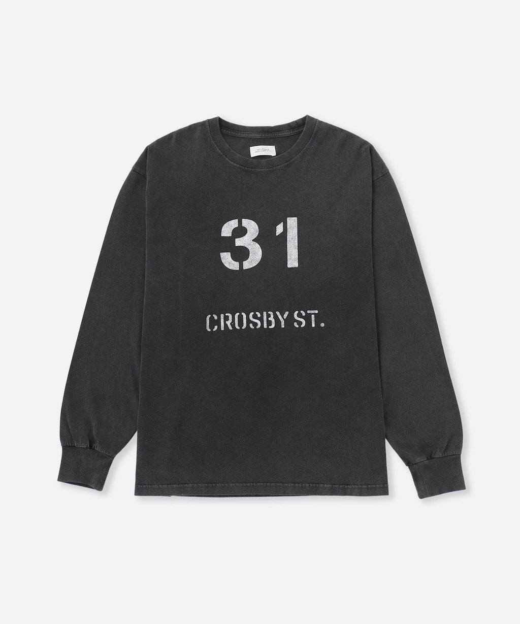 Crosby Stencil Print Relaxed LS Tee | Saturdays NYC Japan