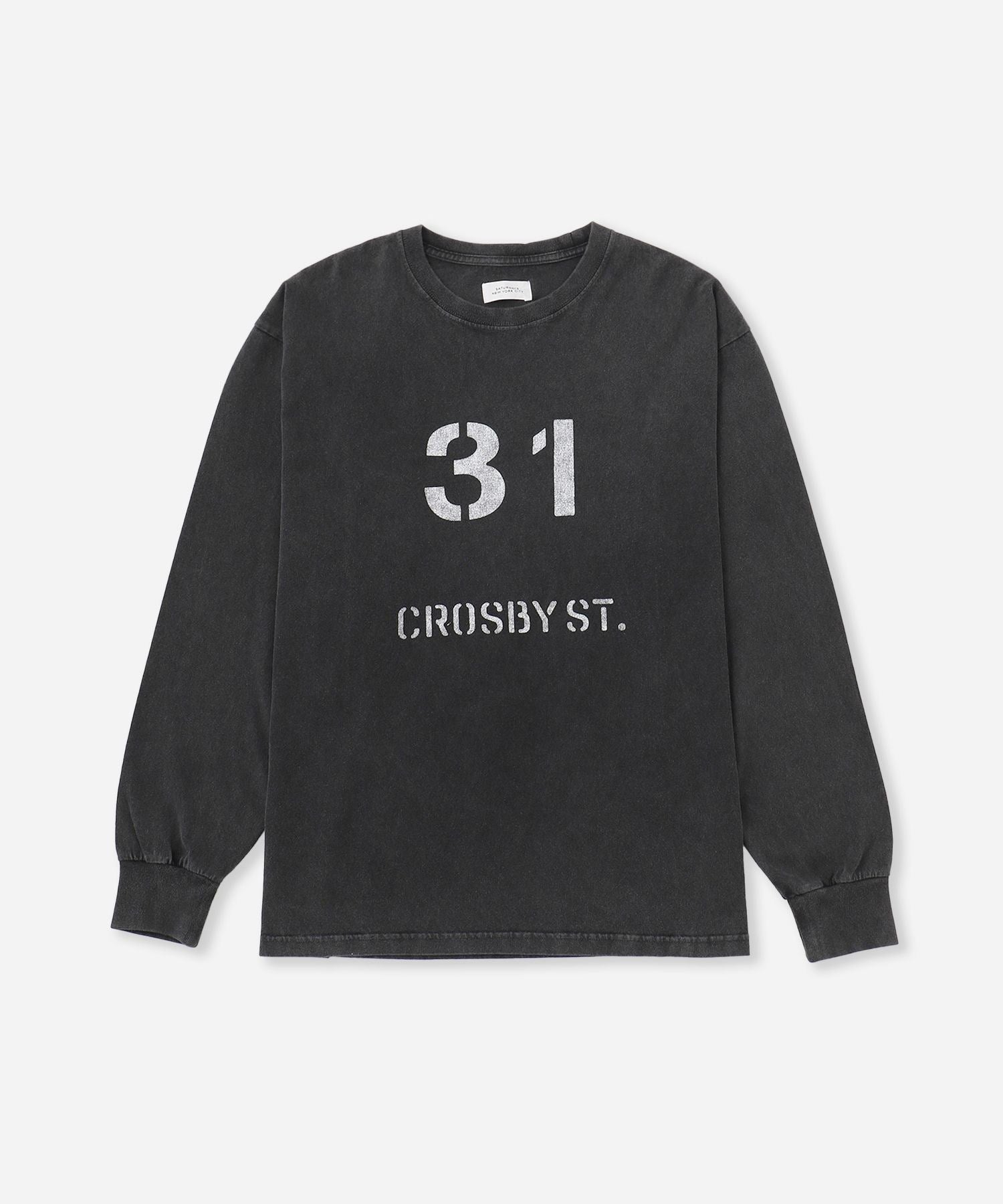 Crosby Stencil Print Relaxed LS Tee | Saturdays NYC Japan