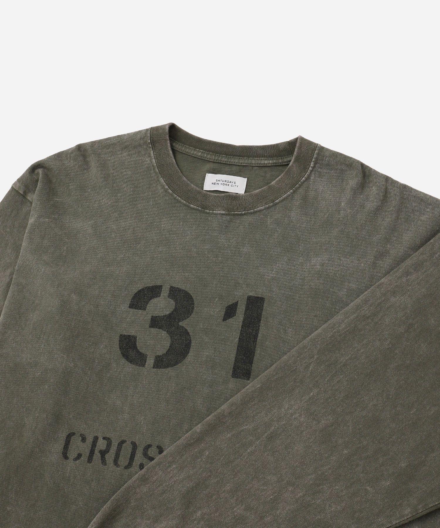Crosby Stencil Print Relaxed LS Tee