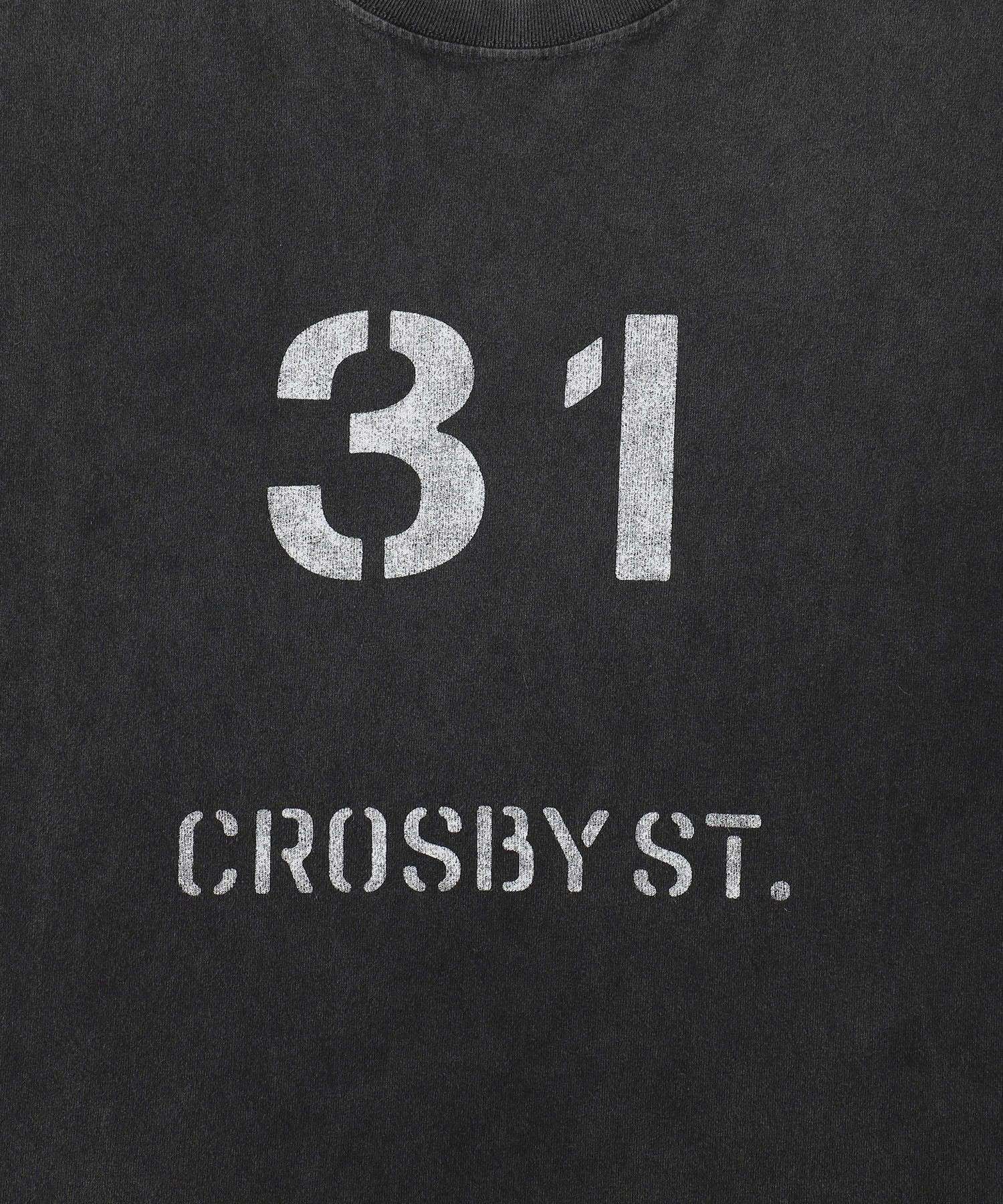 Crosby Stencil Print Relaxed LS Tee