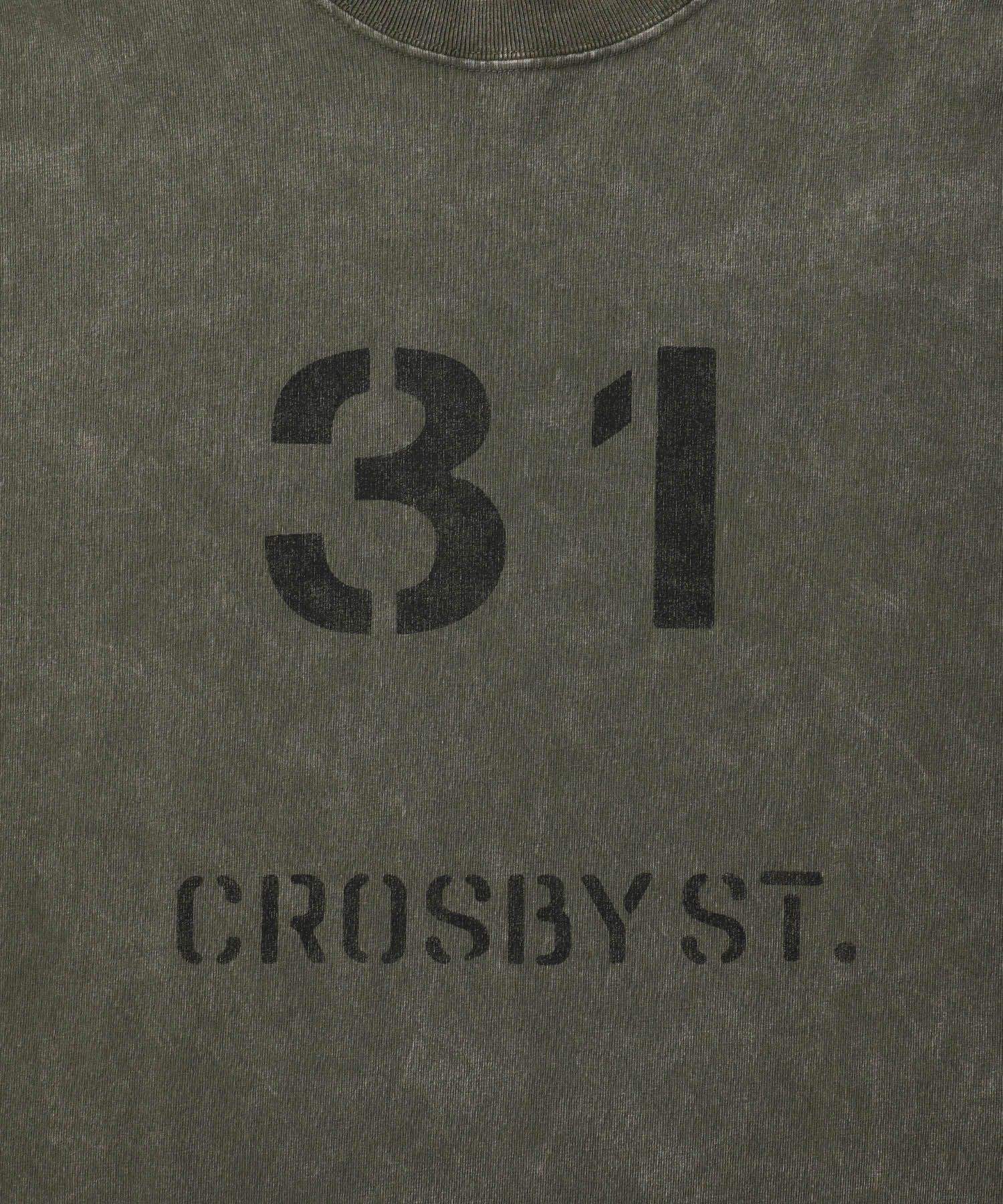 Crosby Stencil Print Relaxed LS Tee
