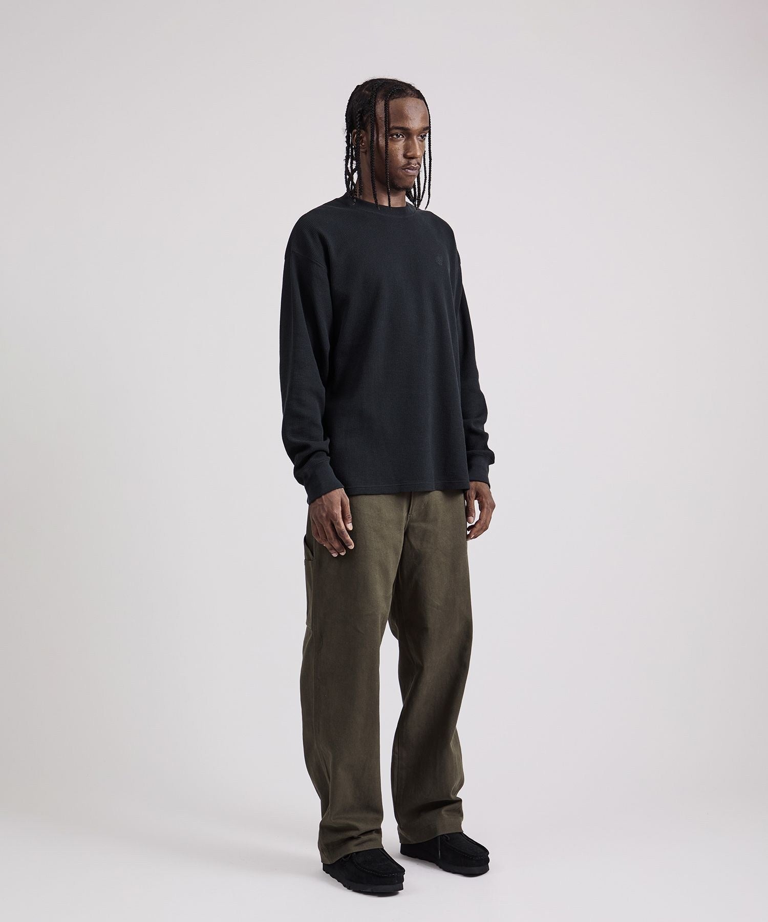 Alex Waffle Relaxed LS Tee
