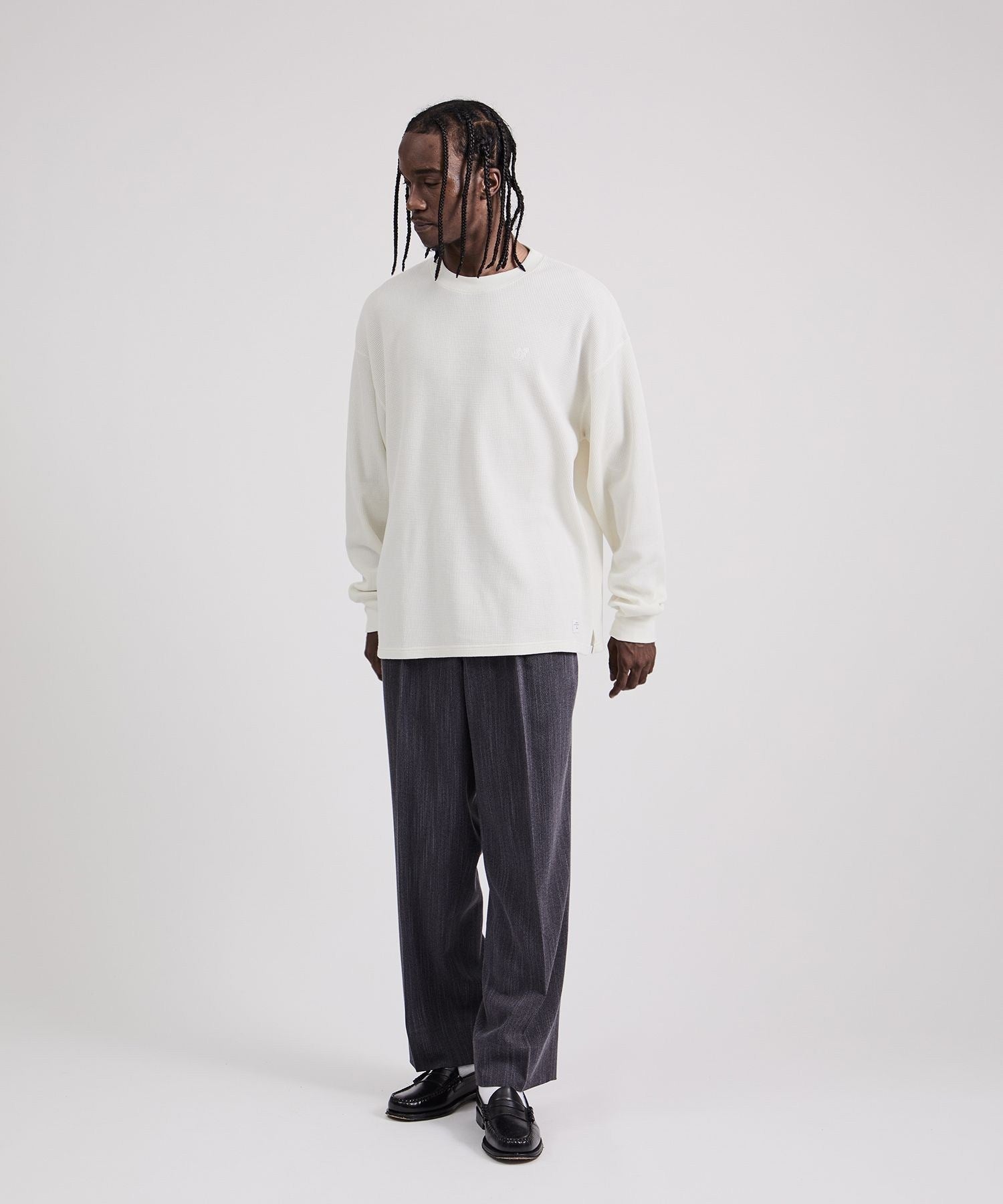 Alex Waffle Relaxed LS Tee