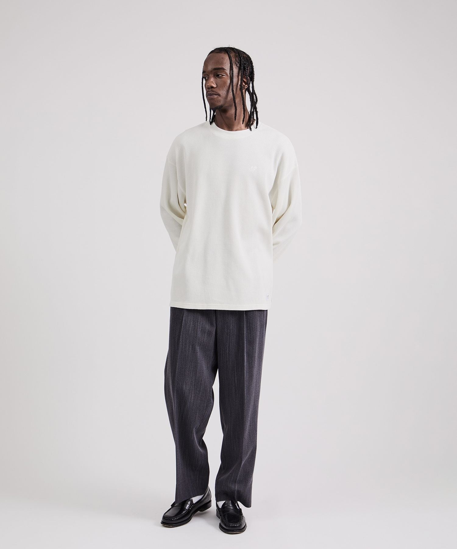 Alex Waffle Relaxed LS Tee