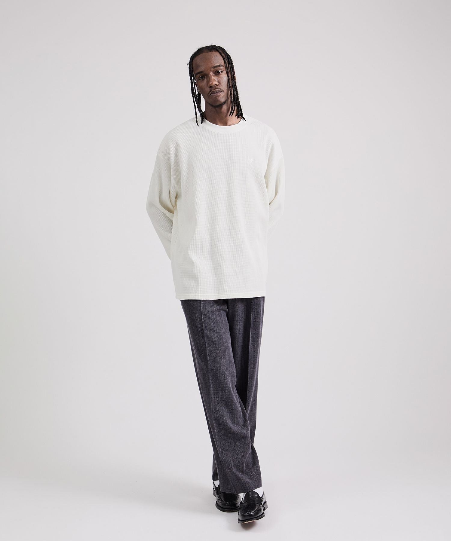 Alex Waffle Relaxed LS Tee