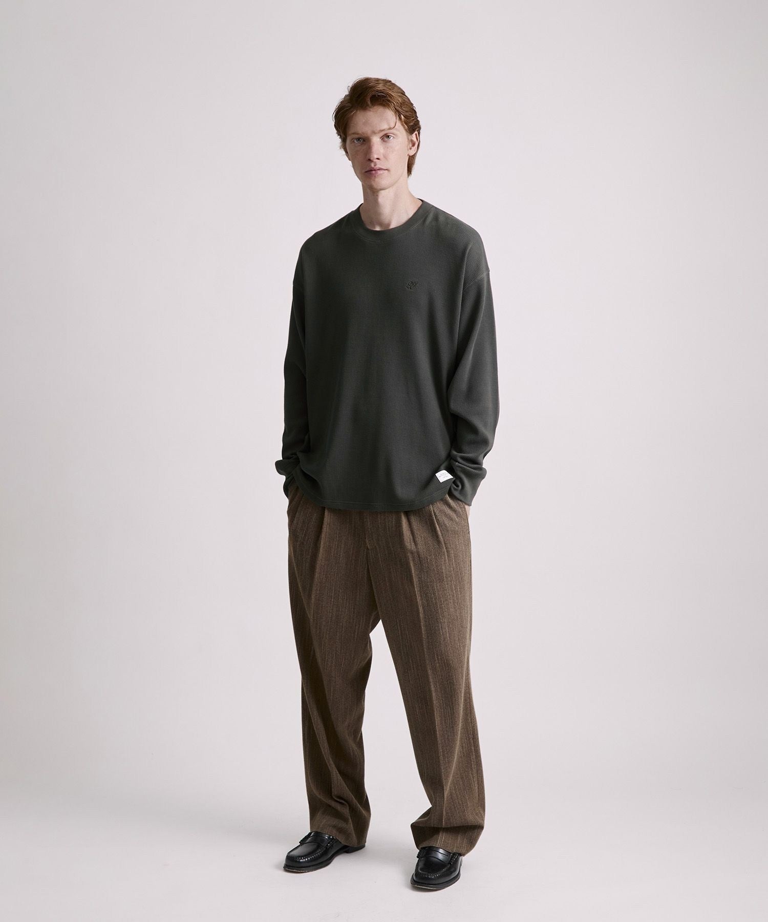 Alex Waffle Relaxed LS Tee