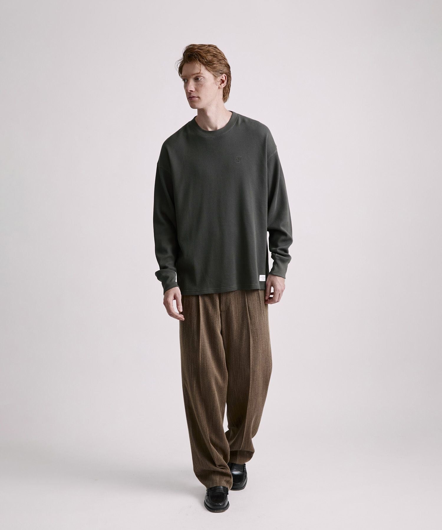 Alex Waffle Relaxed LS Tee