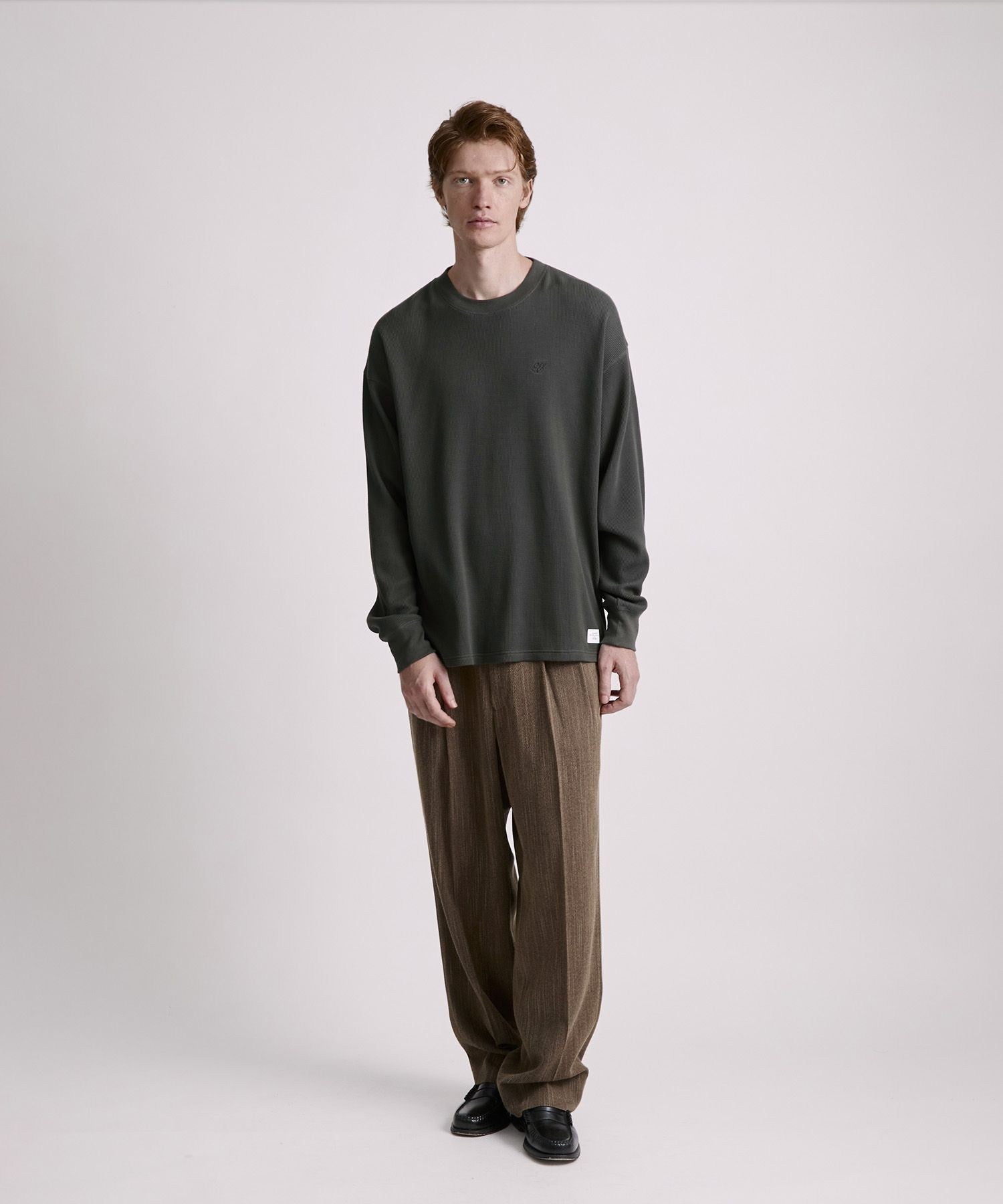 Alex Waffle Relaxed LS Tee