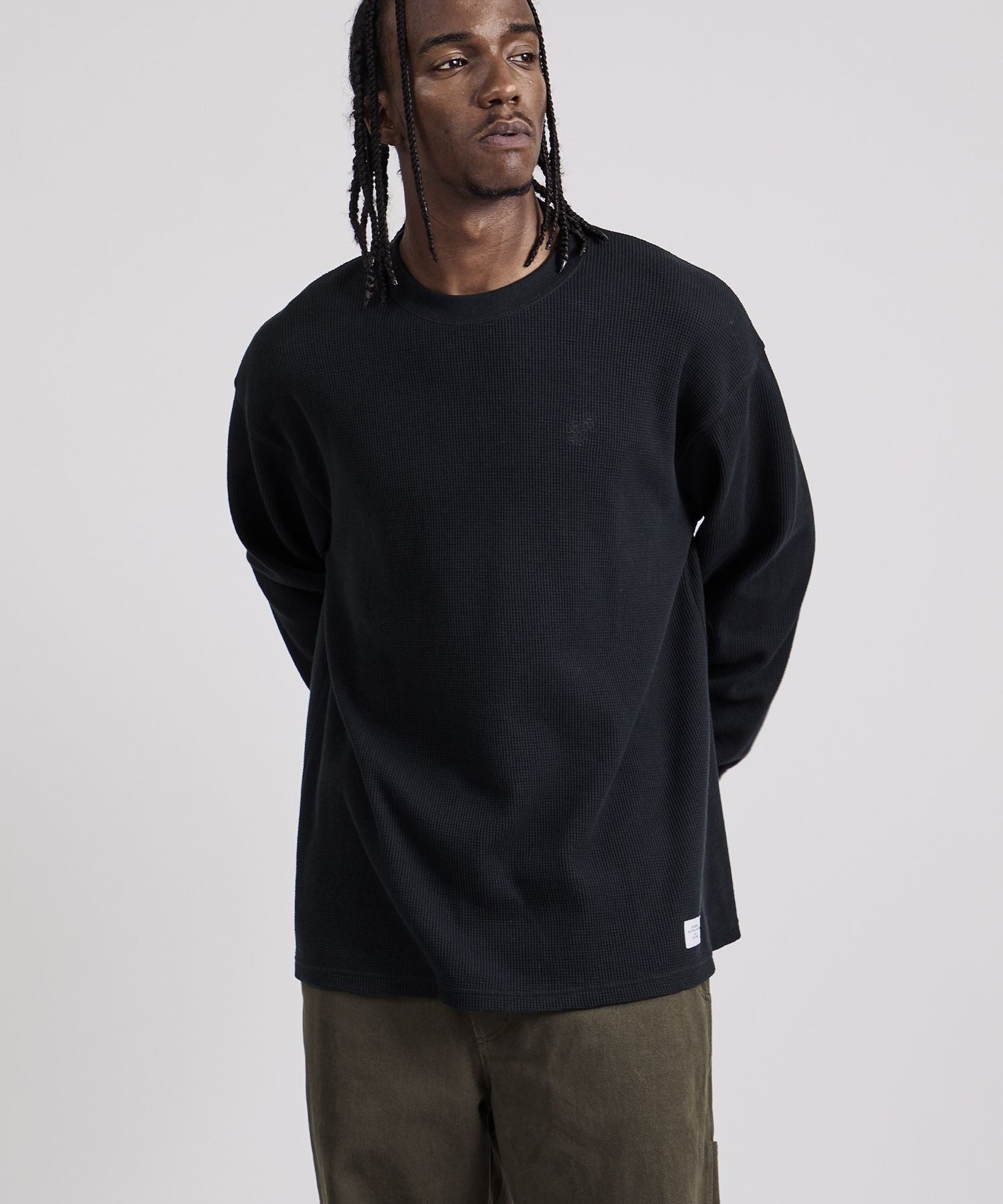 Alex Waffle Relaxed LS Tee