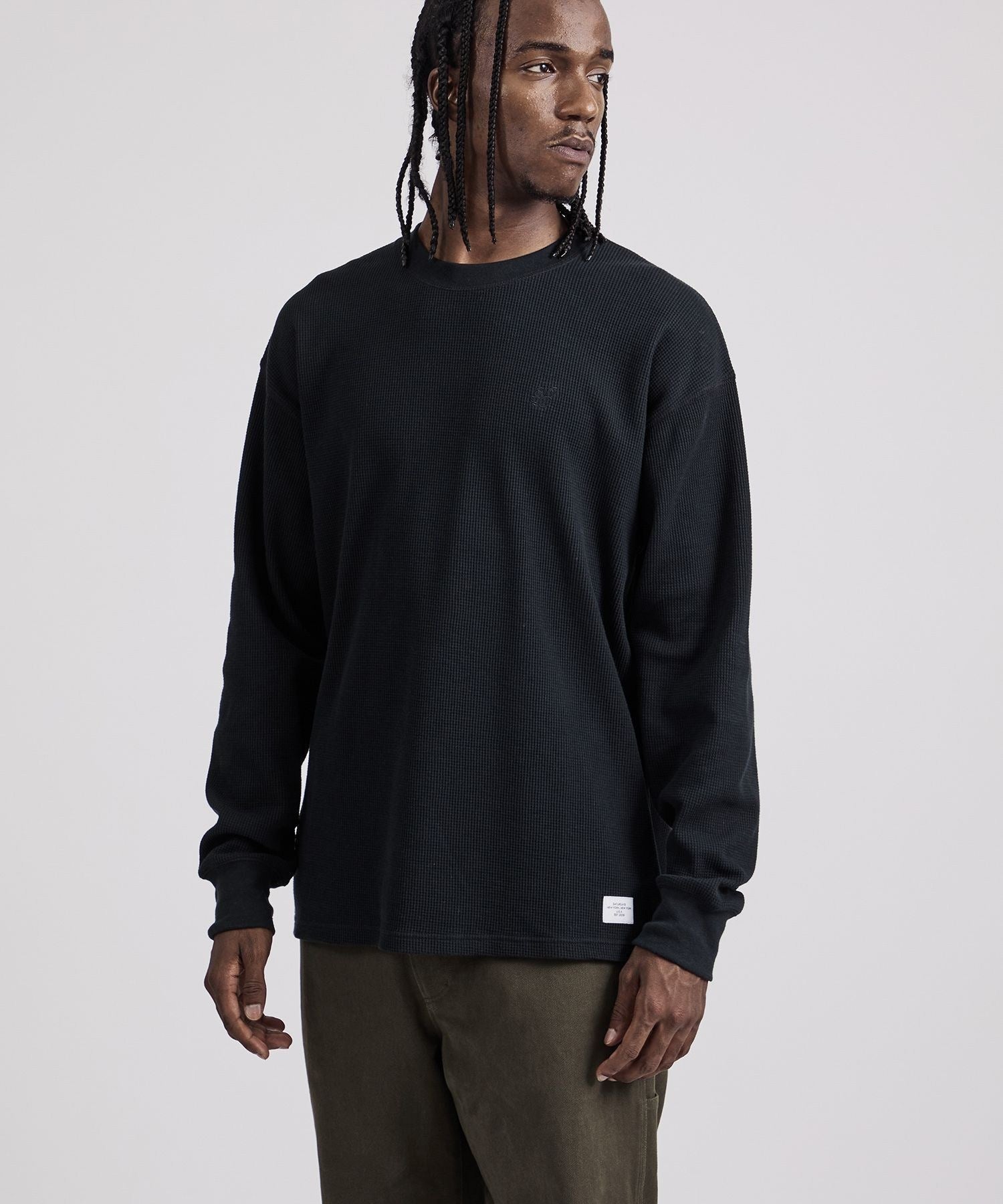 Alex Waffle Relaxed LS Tee