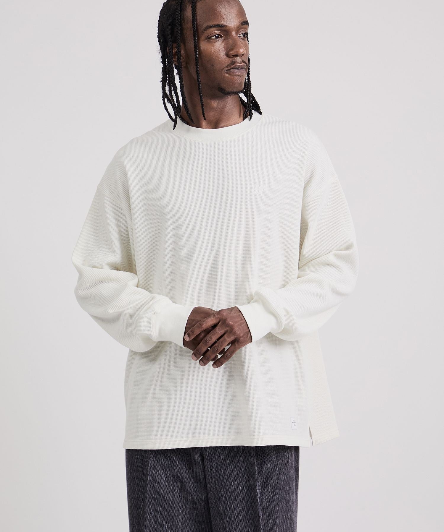 Alex Waffle Relaxed LS Tee