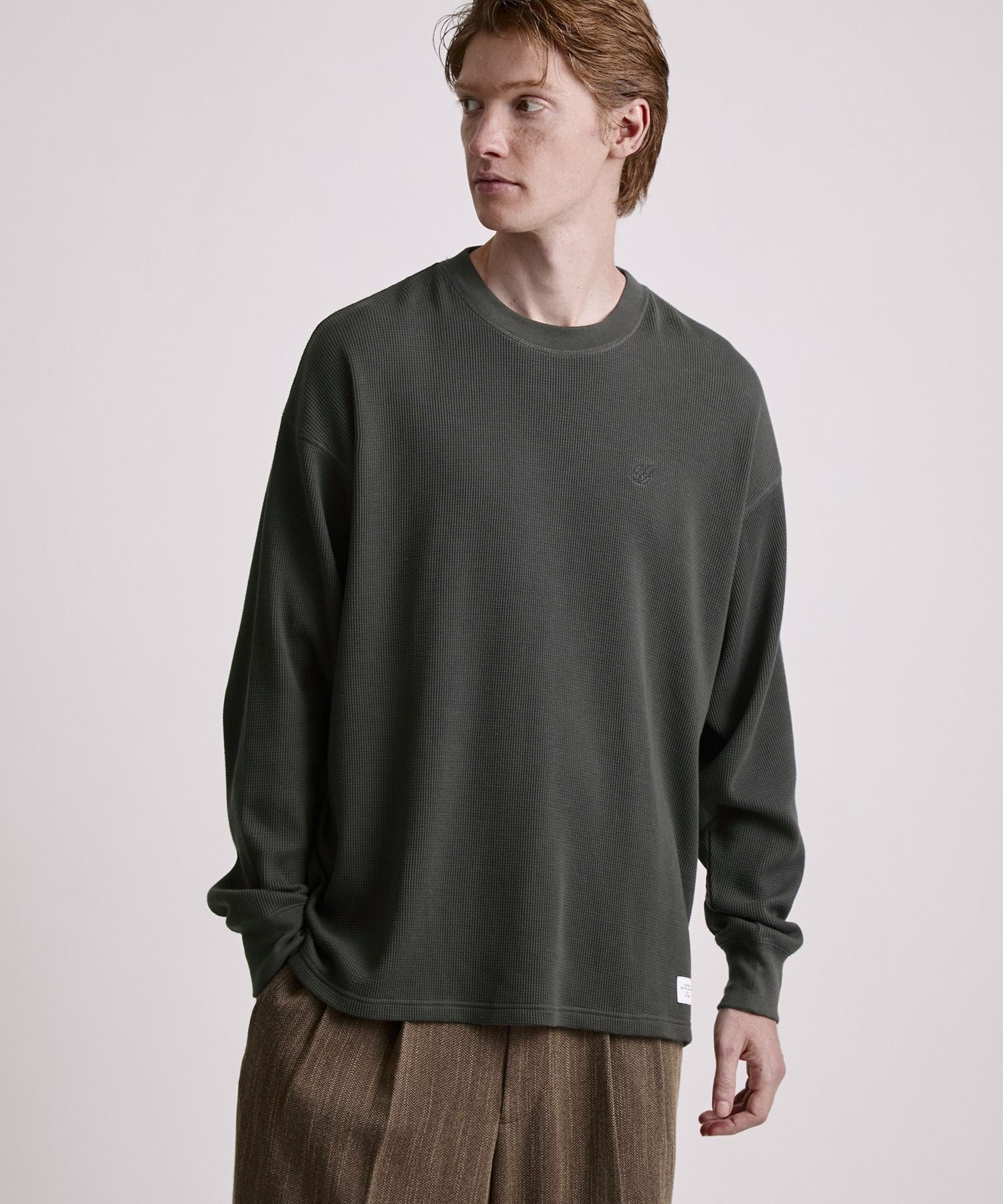 Alex Waffle Relaxed LS Tee
