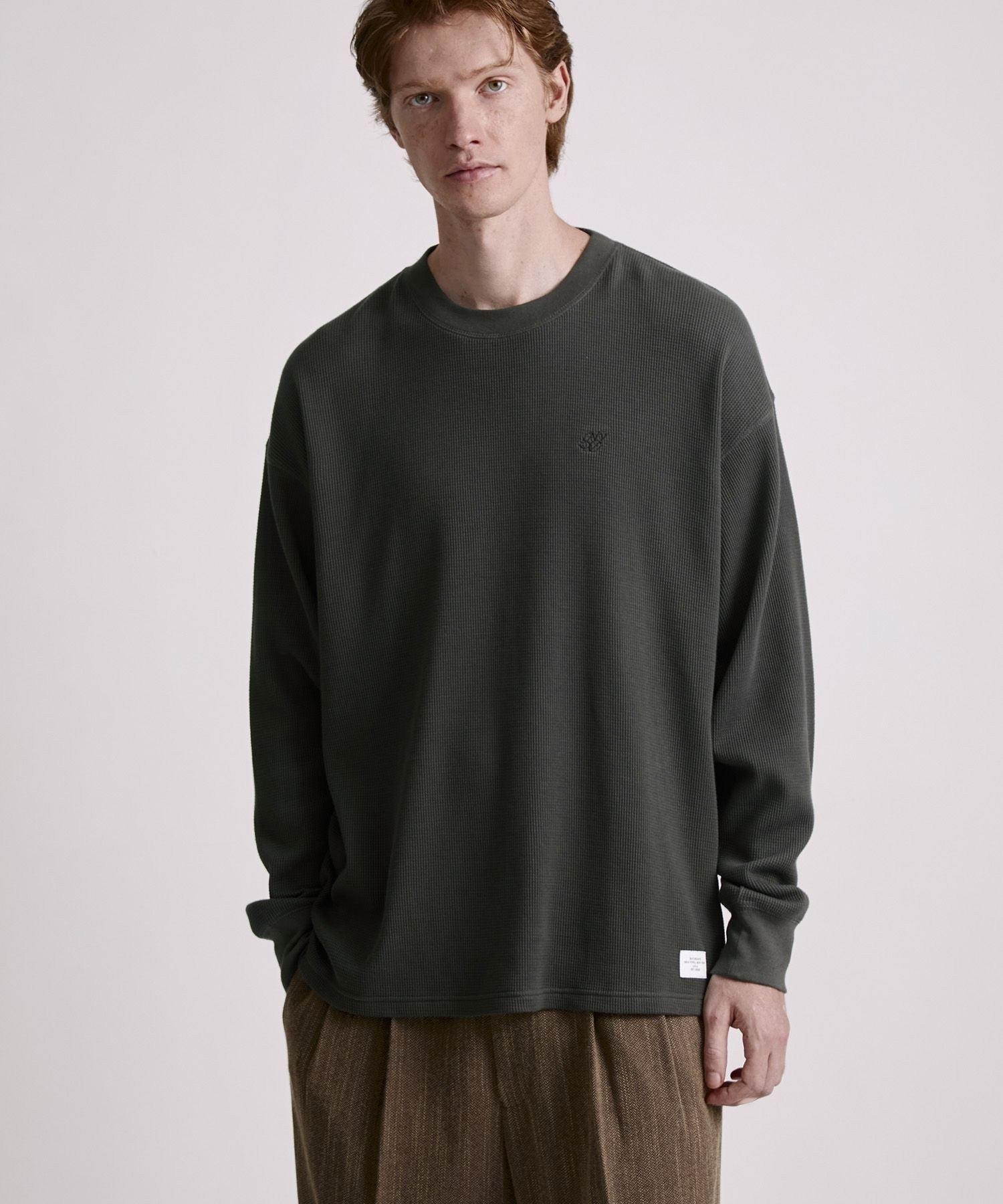 Alex Waffle Relaxed LS Tee | Saturdays NYC Japan