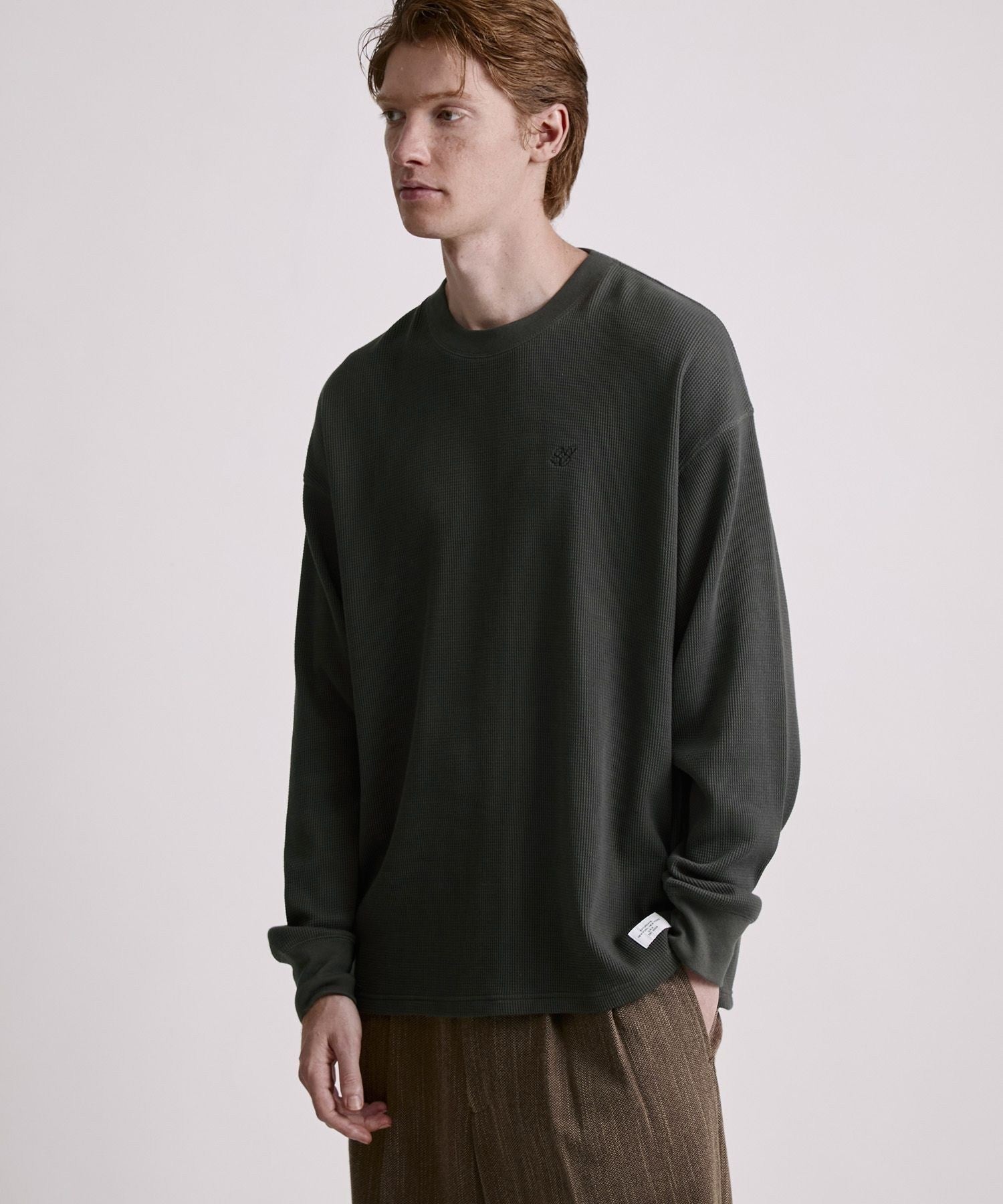 Alex Waffle Relaxed LS Tee