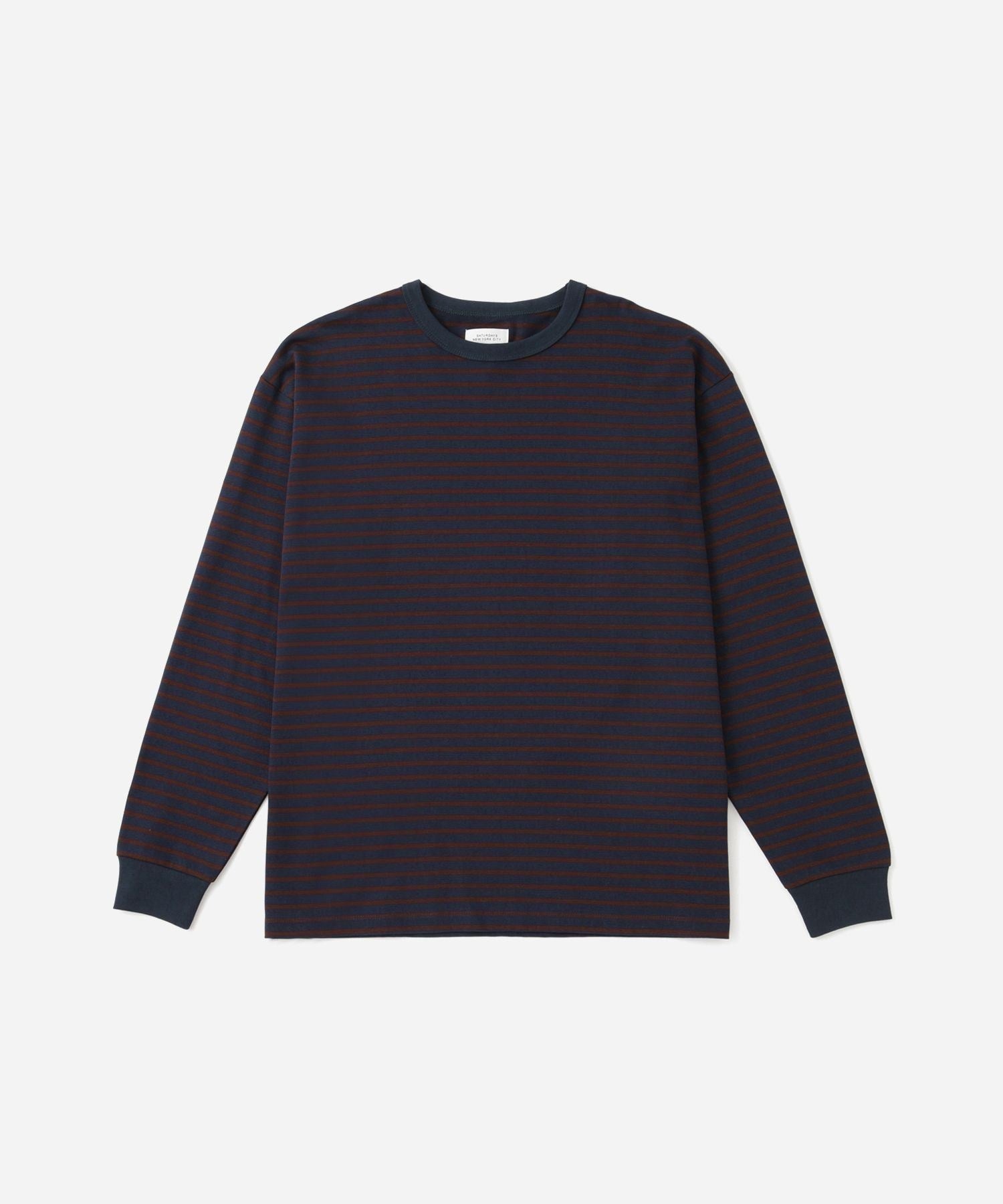 Striped Ringer Relaxed LS Tee
