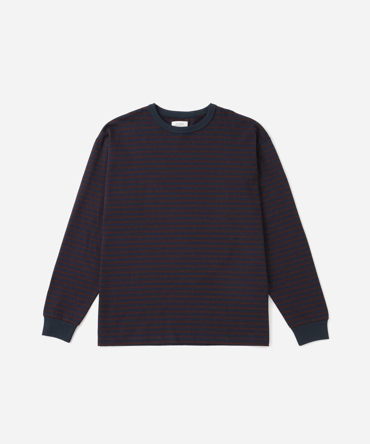 Striped Ringer Relaxed LS Tee