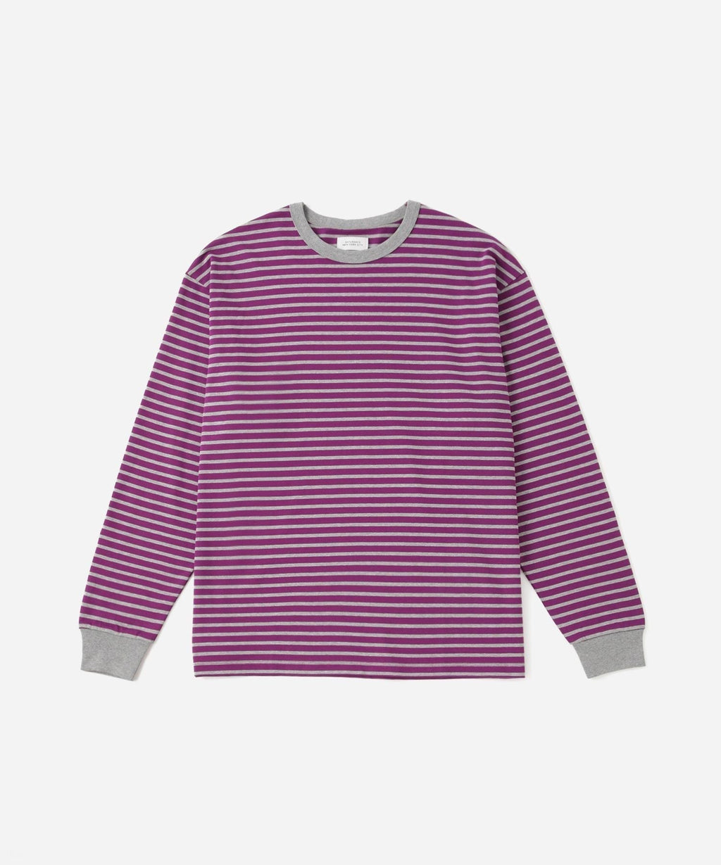 Striped Ringer Relaxed LS Tee