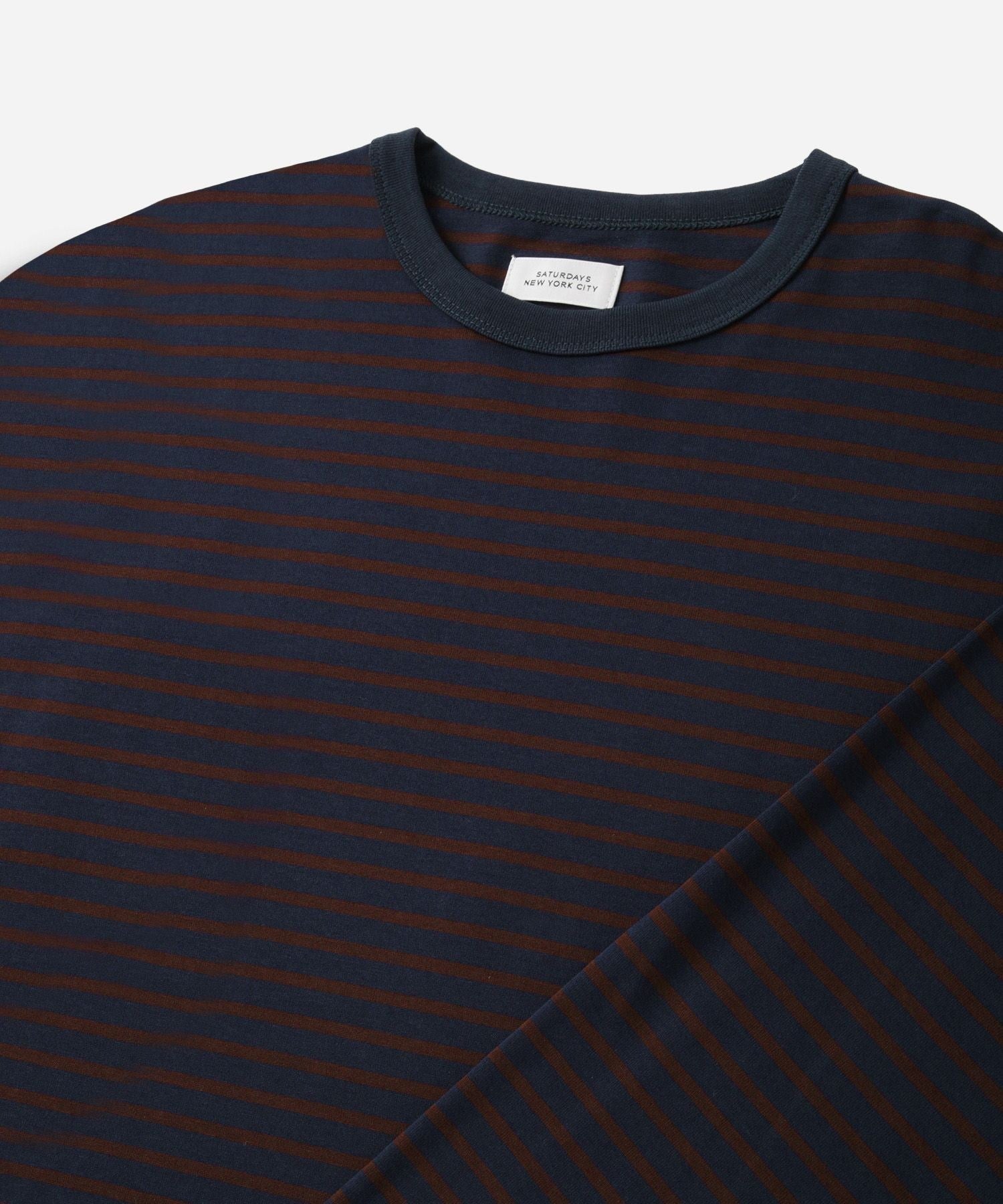 Striped Ringer Relaxed LS Tee