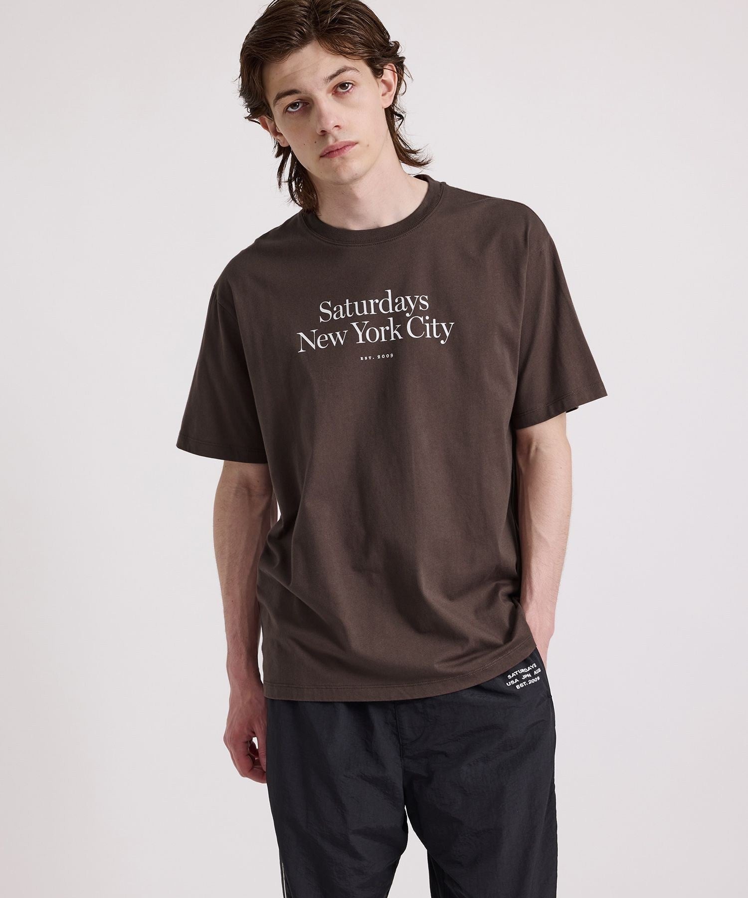Saturdays New York City モックネックシャツ ベージュ　M Saturdays New York City モックネックシャツ ベージュ M - メルカリ
