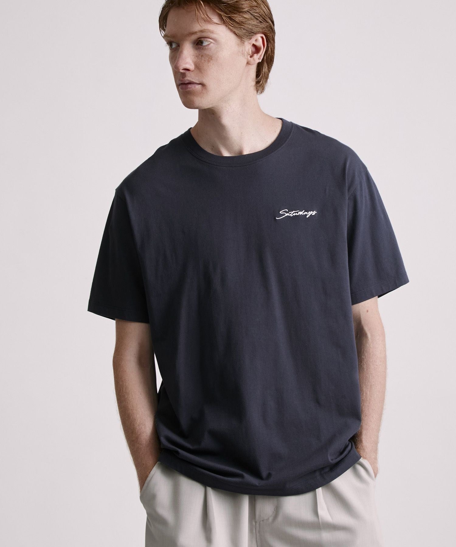 Script Emb SS Tee
