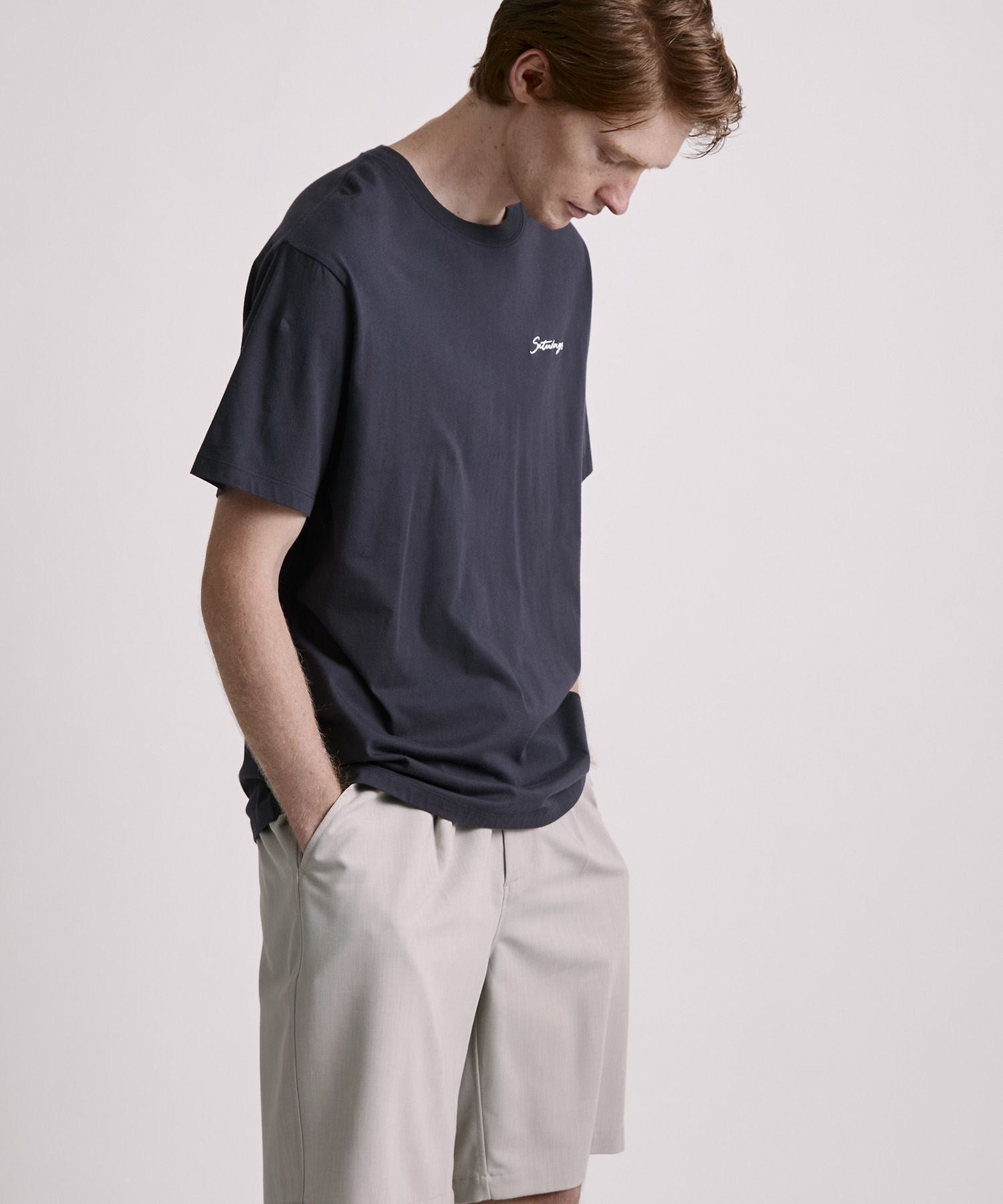 Script Emb SS Tee