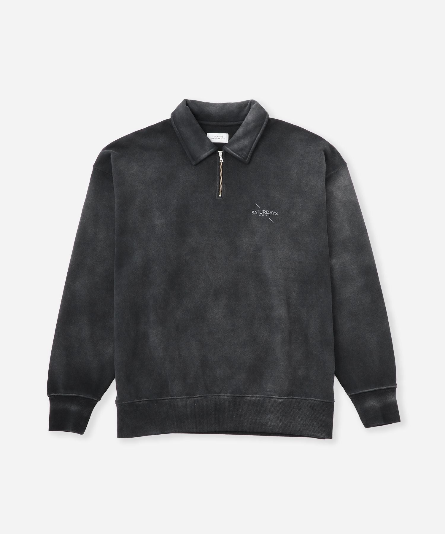 Mott Relaxed Quarter Zip Surf Sweatshirt | Saturdays NYC Japan