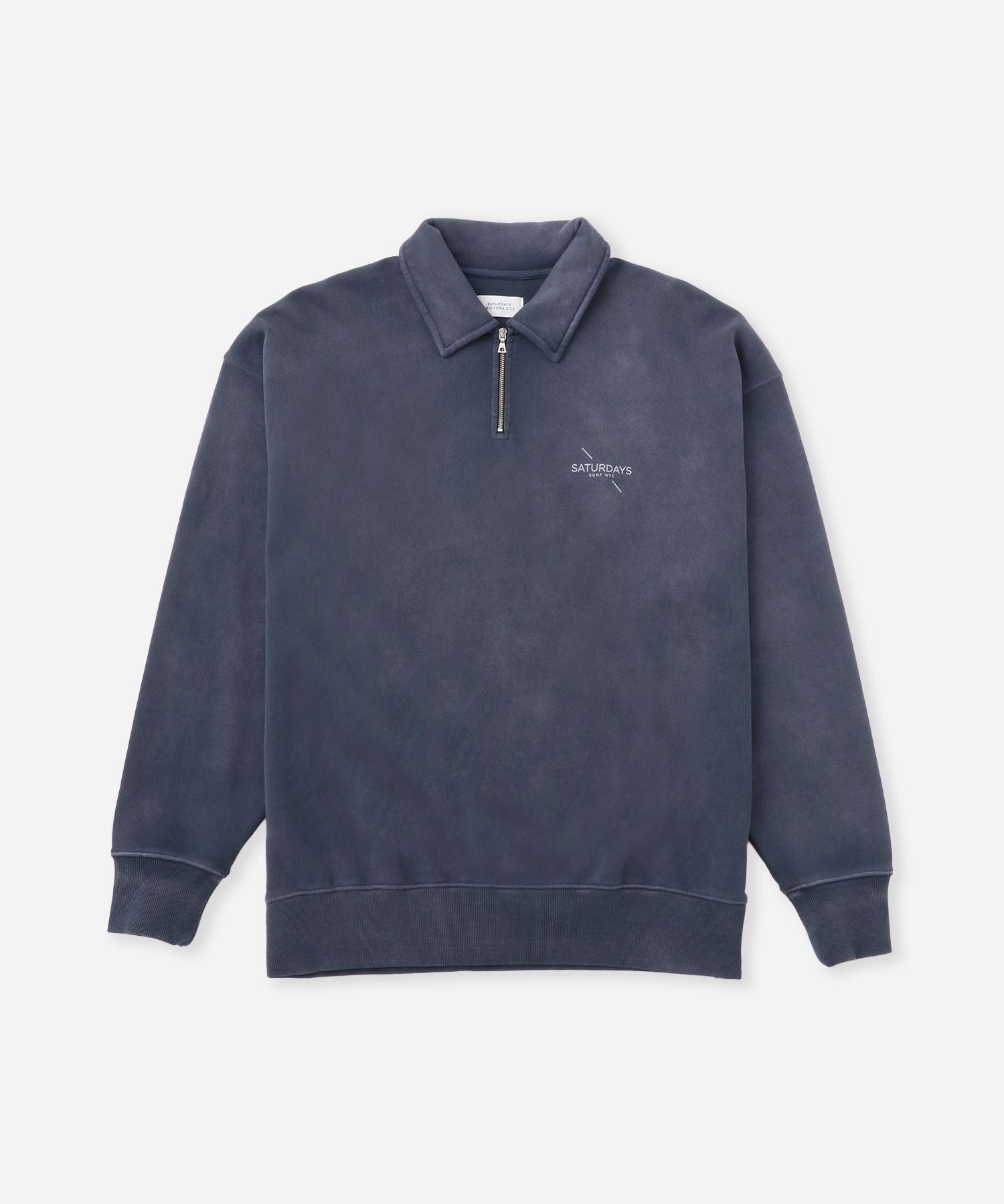 ウェア Manhattan Mott Relaxed Quarter Zip Surf Sweatshirt | Saturdays NYC Japan