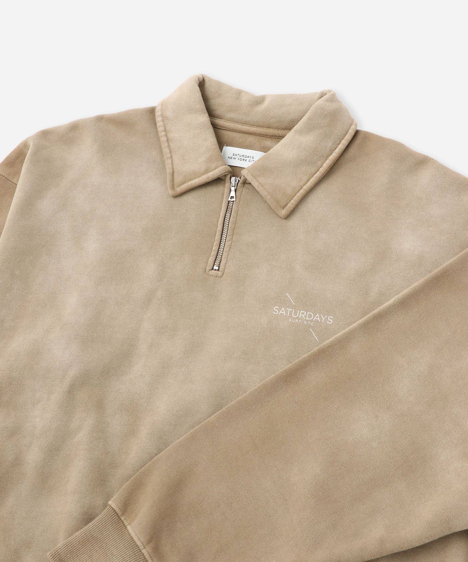 Mott Relaxed Quarter Zip Surf Sweatshirt