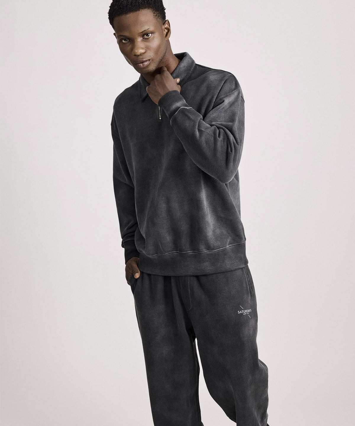 Mott Relaxed Quarter Zip Surf Sweatshirt
