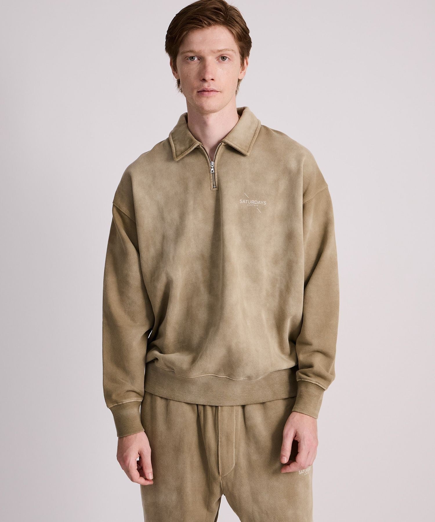 Mott Relaxed Quarter Zip Surf Sweatshirt