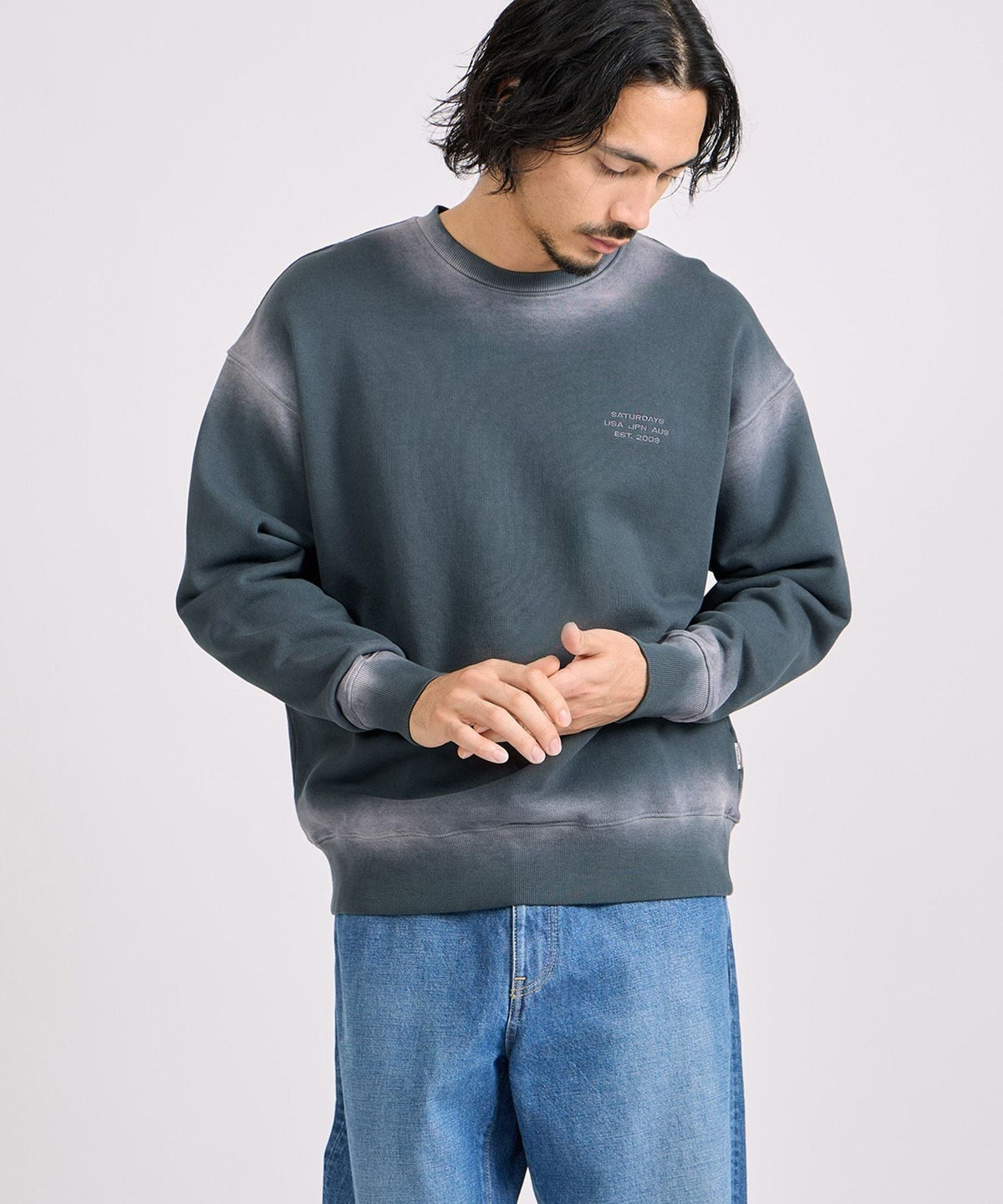 Ari Relaxed Faded Dye Sweatshirt