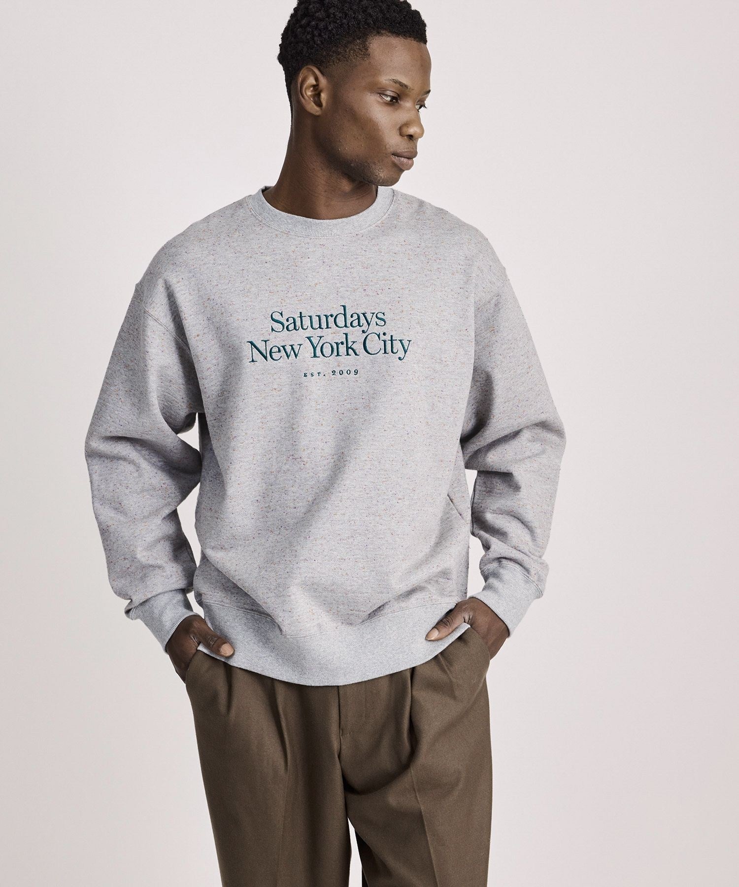 Bowery Speckle Sweatshirt | Saturdays NYC Japan