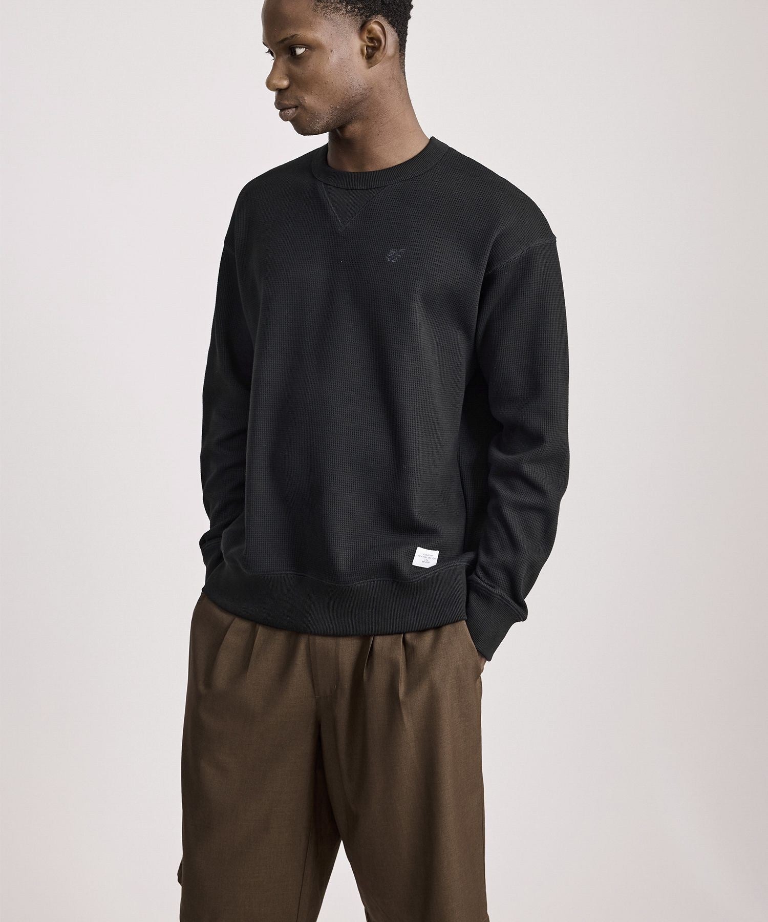 SNYC Waffle Relaxed Top