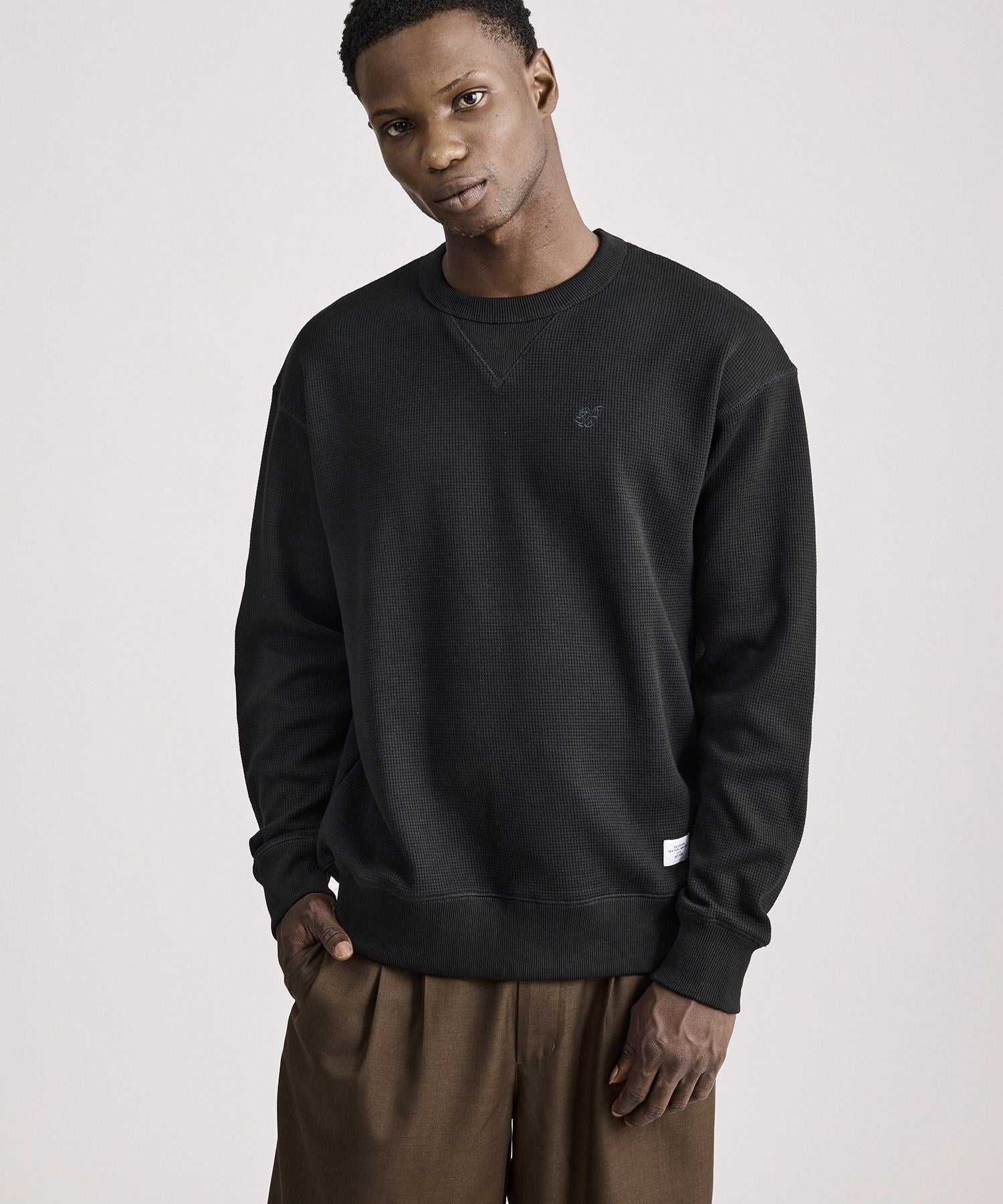 SNYC Waffle Relaxed Top