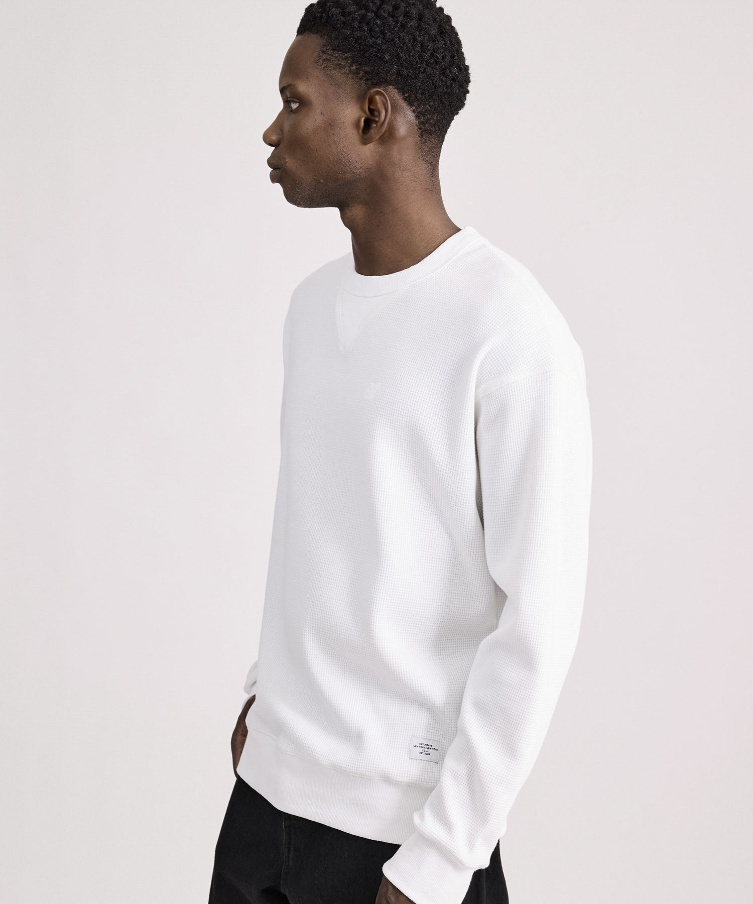 SNYC Waffle Relaxed Top