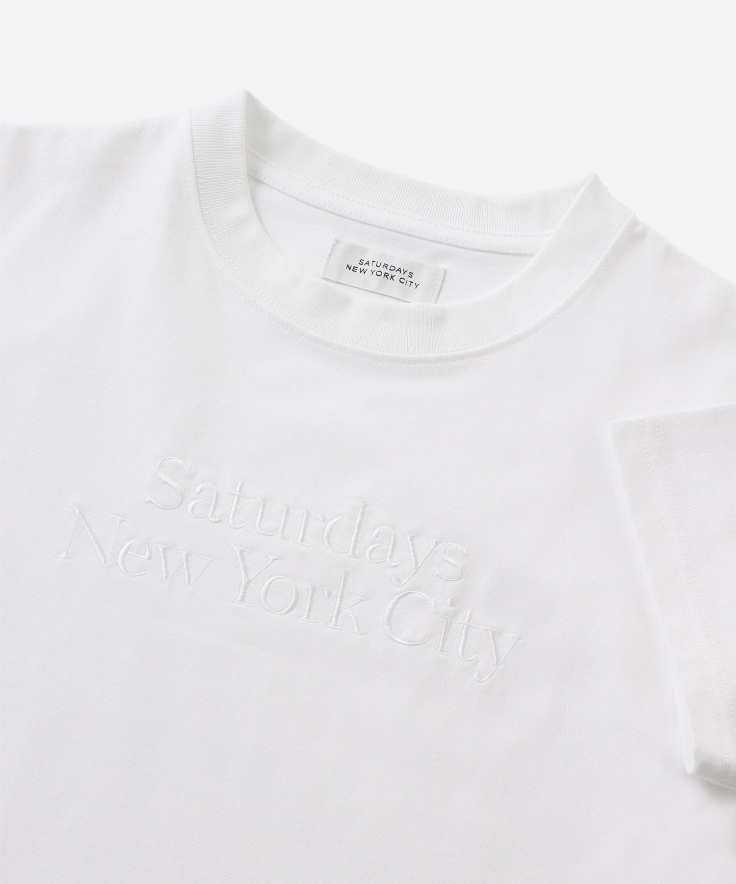 SNYC Embroidered Short Sleeve Tee | Saturdays NYC Japan