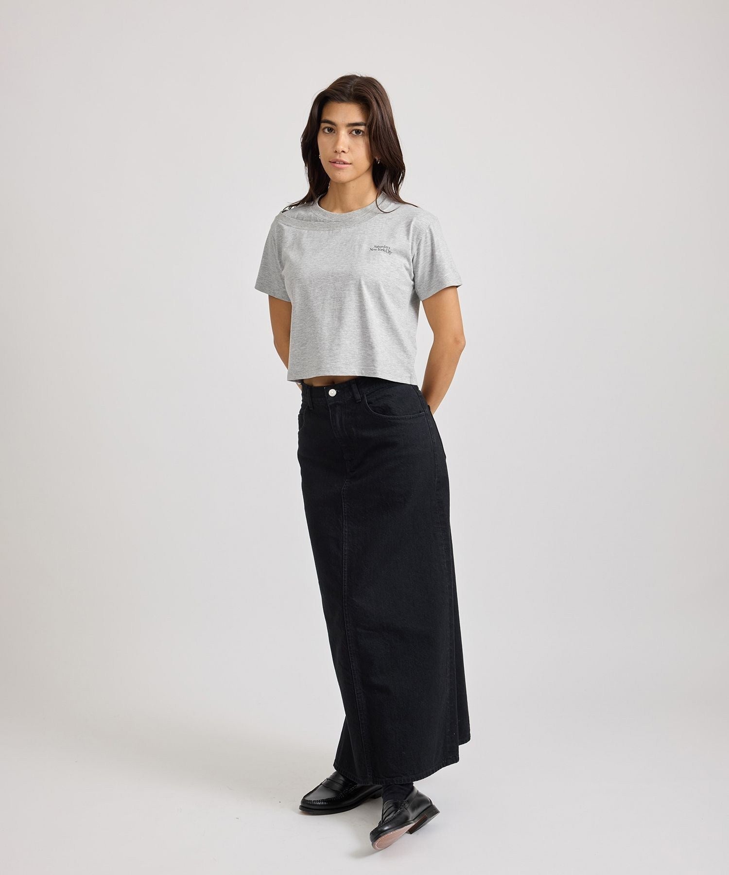 Greta Layered Short Sleeve Tee