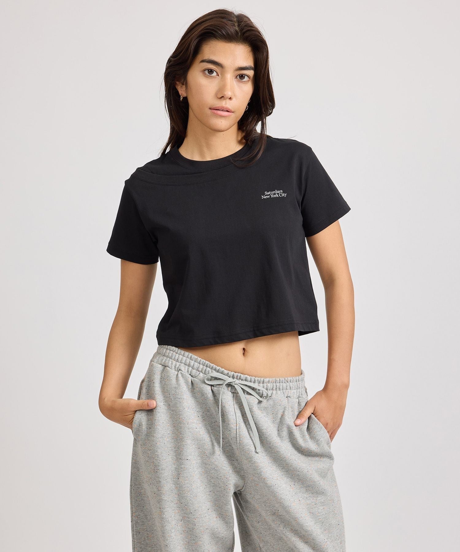 Greta Layered Short Sleeve Tee