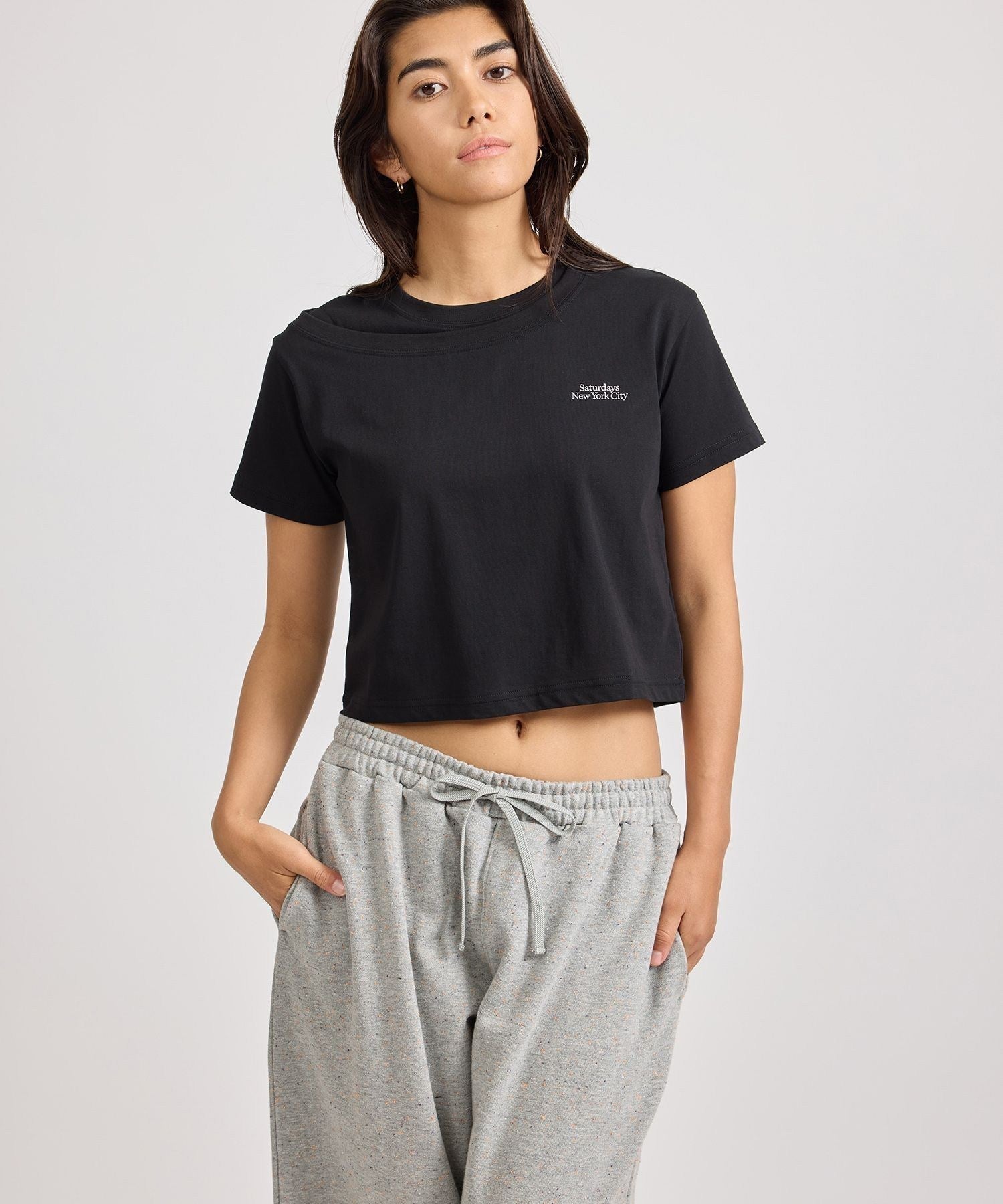 Greta Layered Short Sleeve Tee
