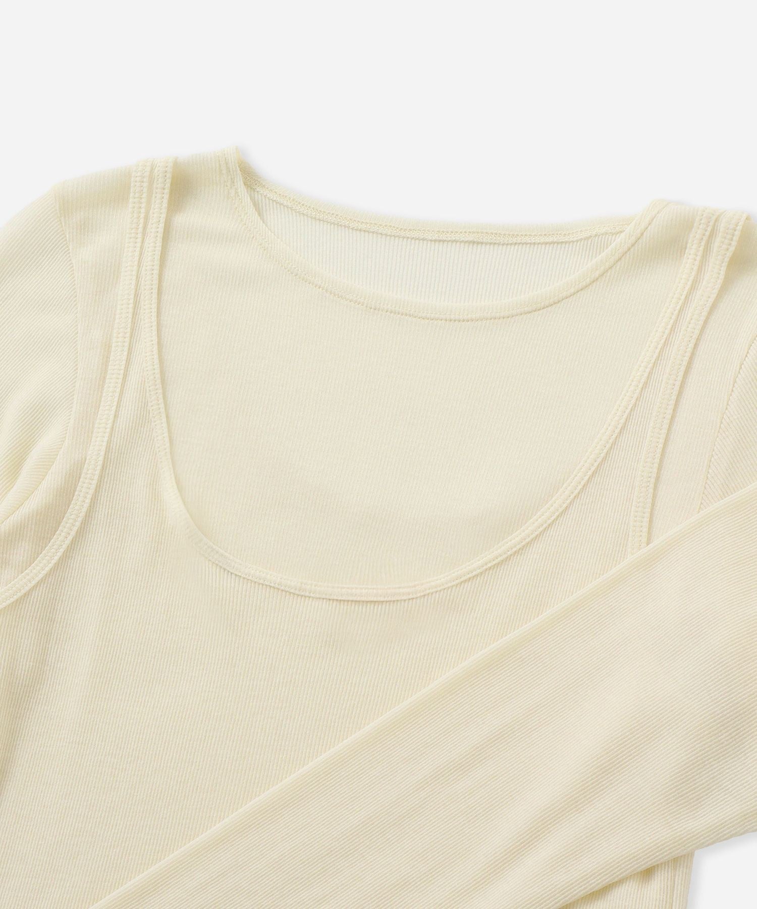 【オフホワイト（15）】Steff Double Camisole Lightweight Knit Steff Double Camisole Lightweight Knit | Saturdays NYC Japan