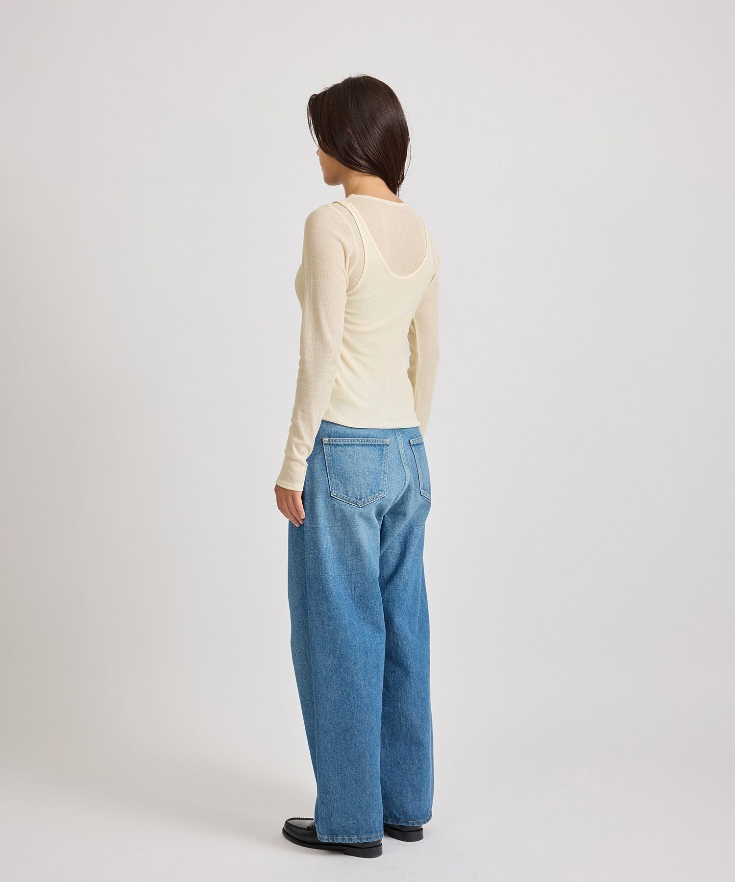 【オフホワイト（15）】Steff Double Camisole Lightweight Knit Steff Double Camisole Lightweight Knit | Saturdays NYC Japan