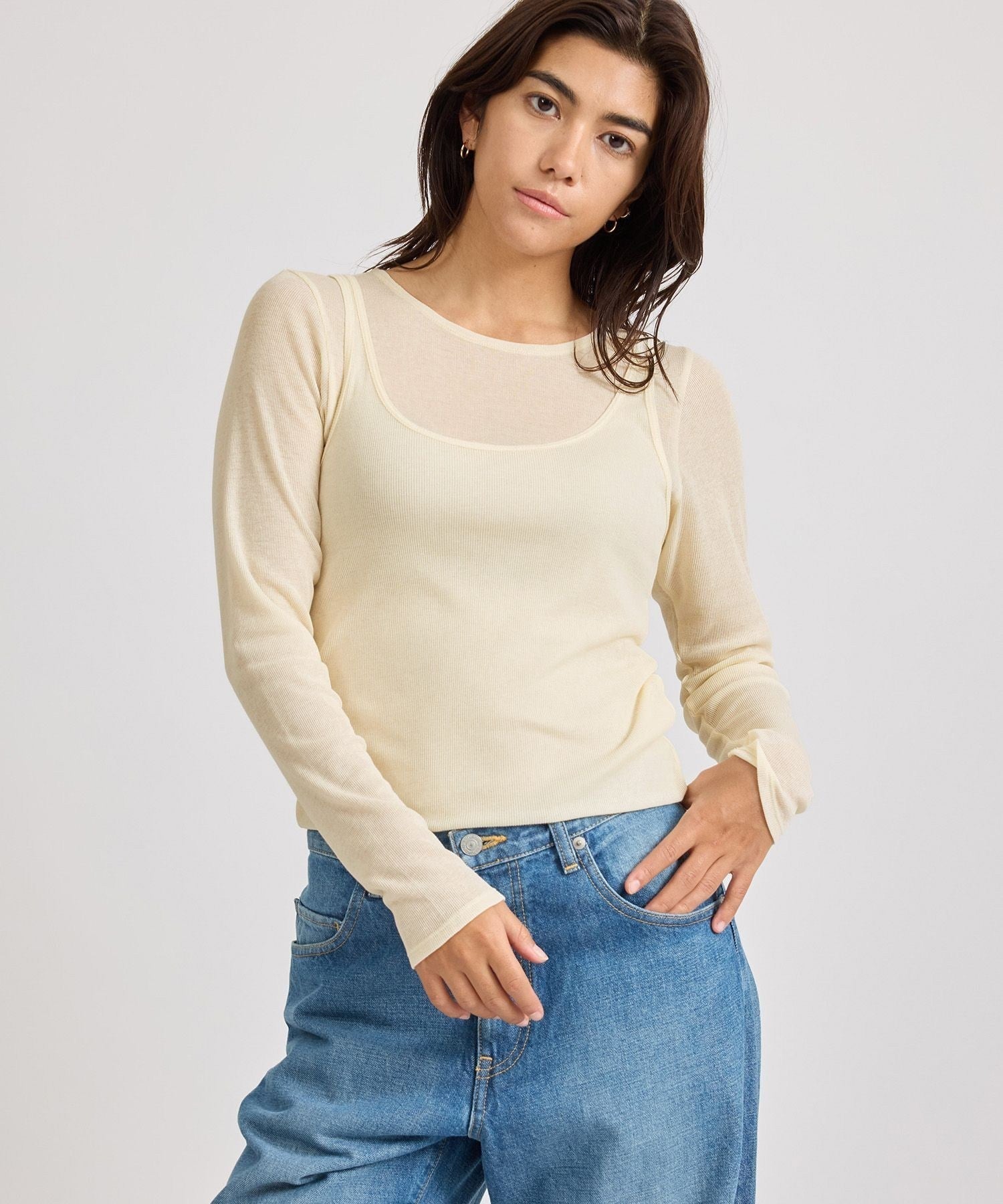 Steff Double Camisole Lightweight Knit
