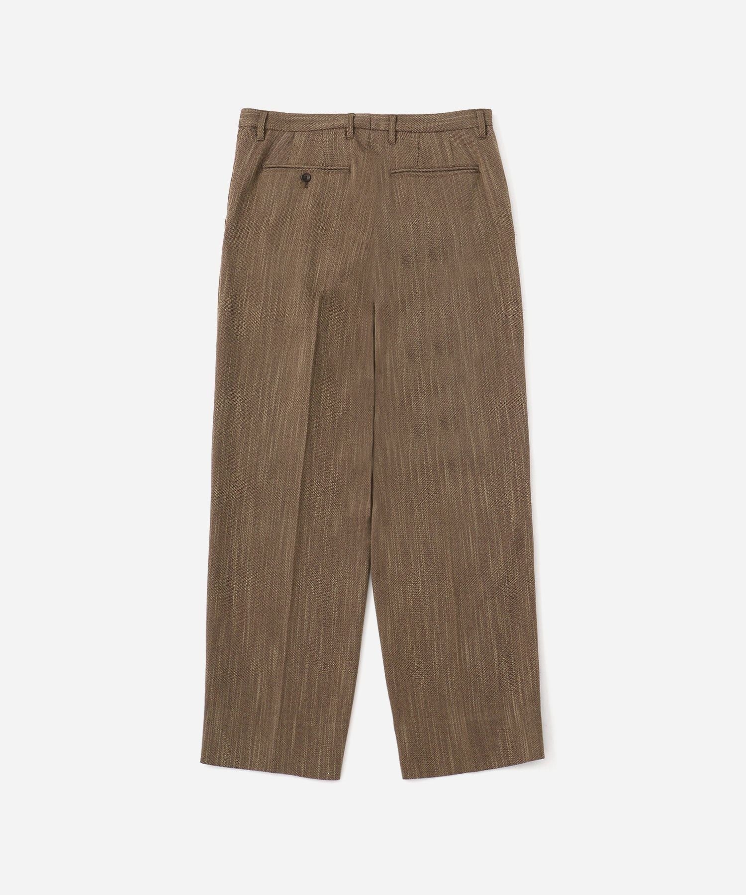 George Tweed Two Tuck Pant