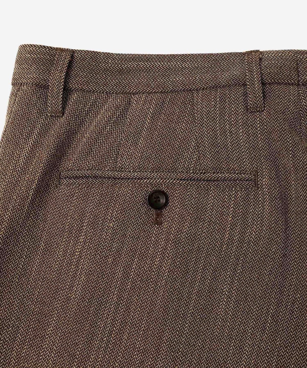 George Tweed Two Tuck Pant